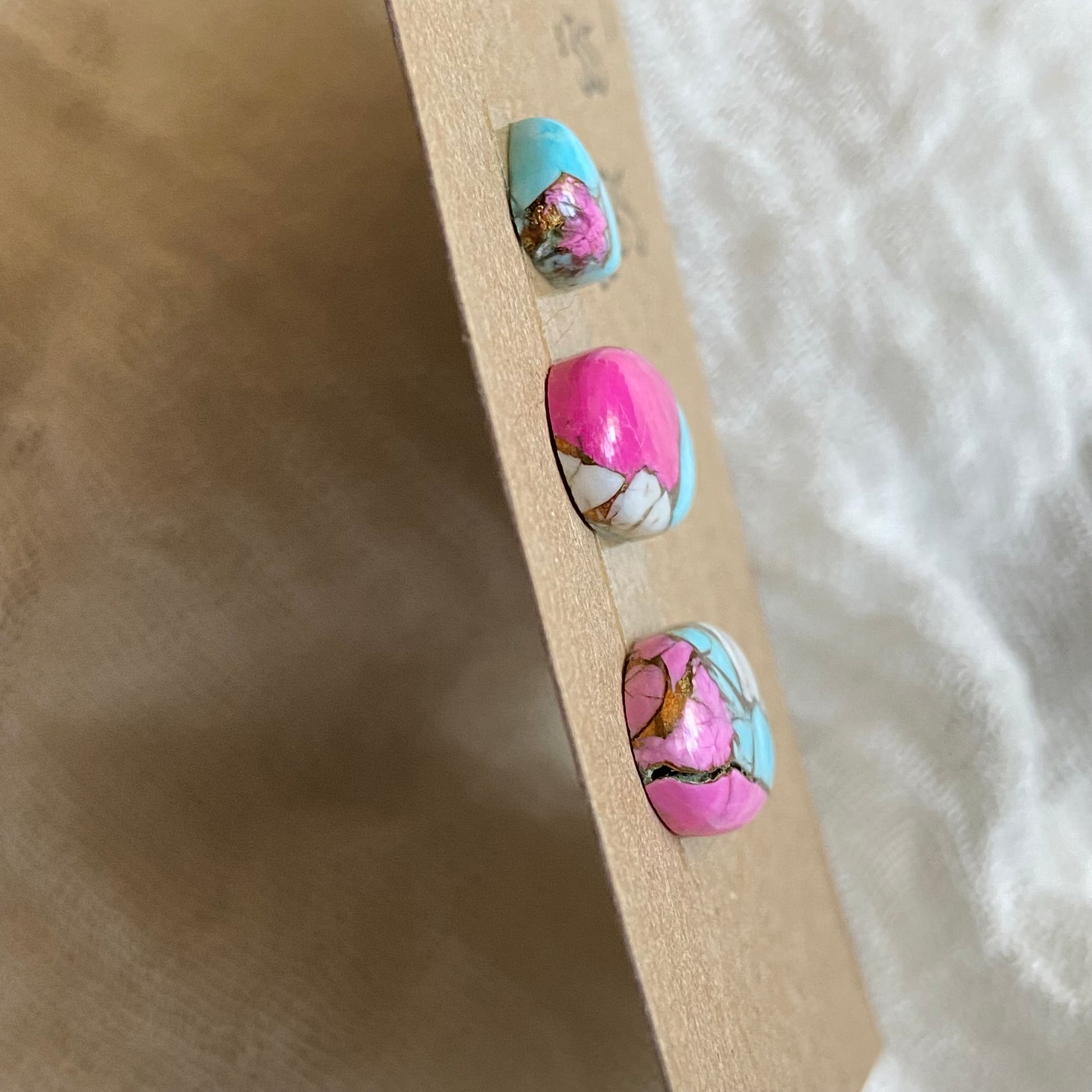 Cotton Candy Cabochon - CC85 FFAF0610-8A2B-450D-A45C-C4D52675098C Brandedandwild.com