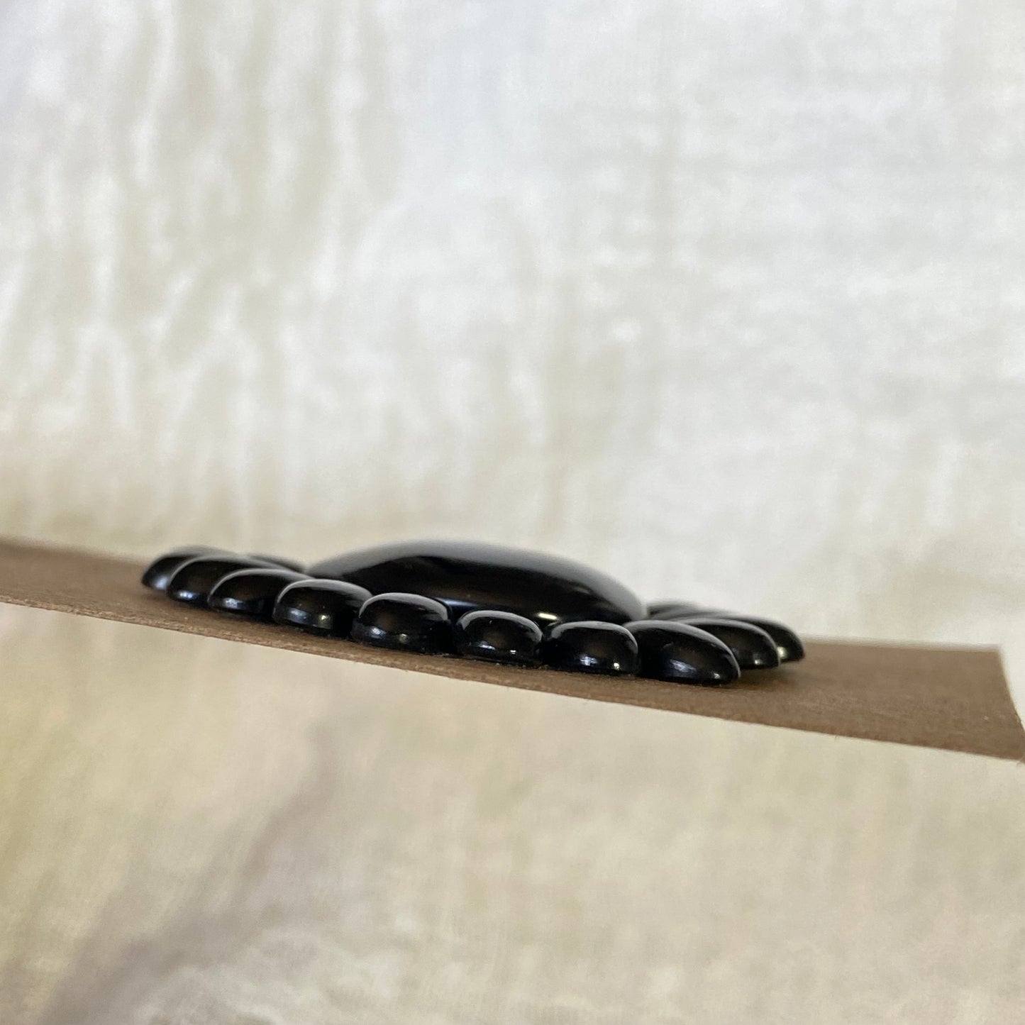 Black Onyx Cabochon - B048 FFC85E59-63A1-4F2E-AB4D-B7D0FF44295C Brandedandwild.com