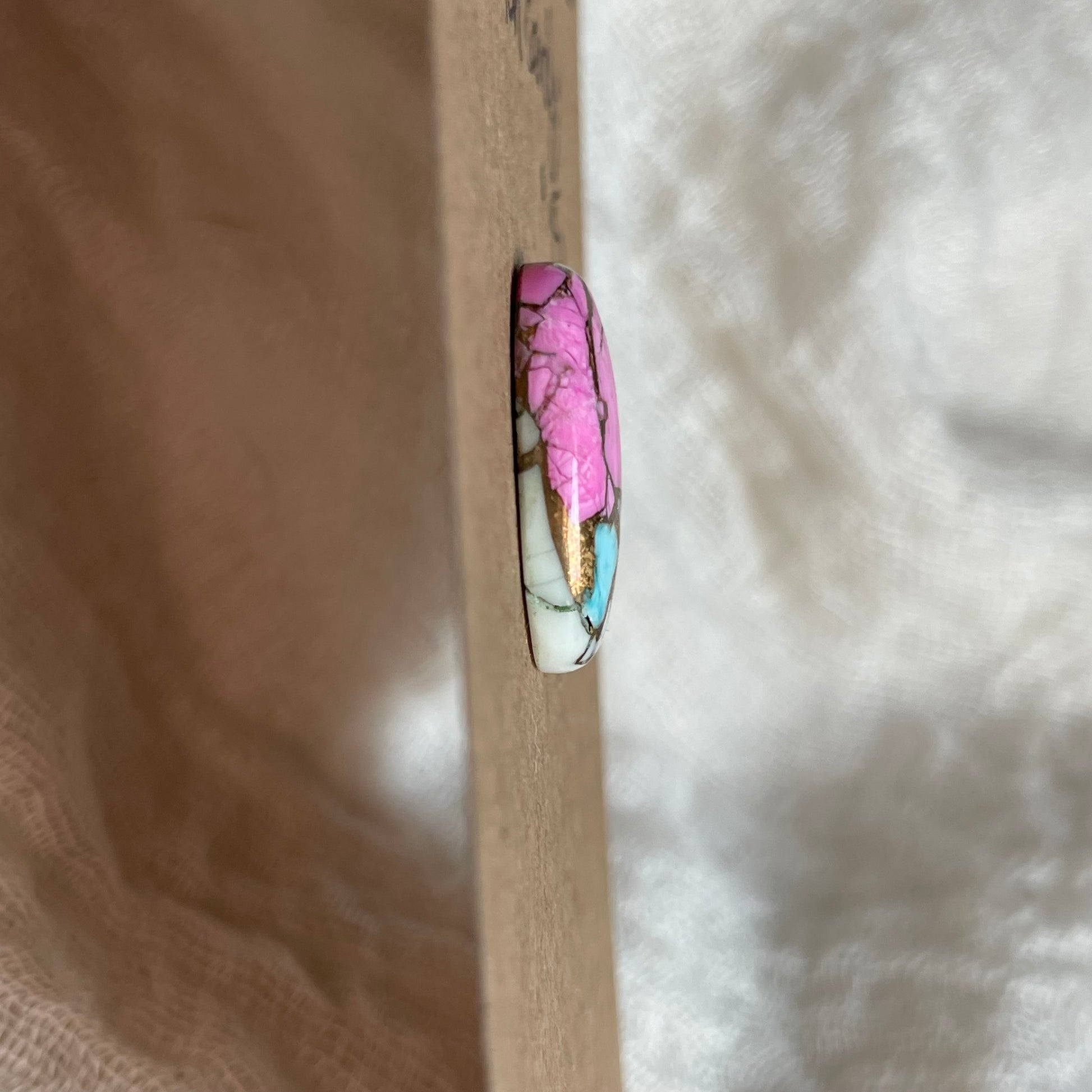 Cotton Candy Cabochon - CC01 FFDEDA58-BEED-4233-A953-93C6228989E5 Brandedandwild.com