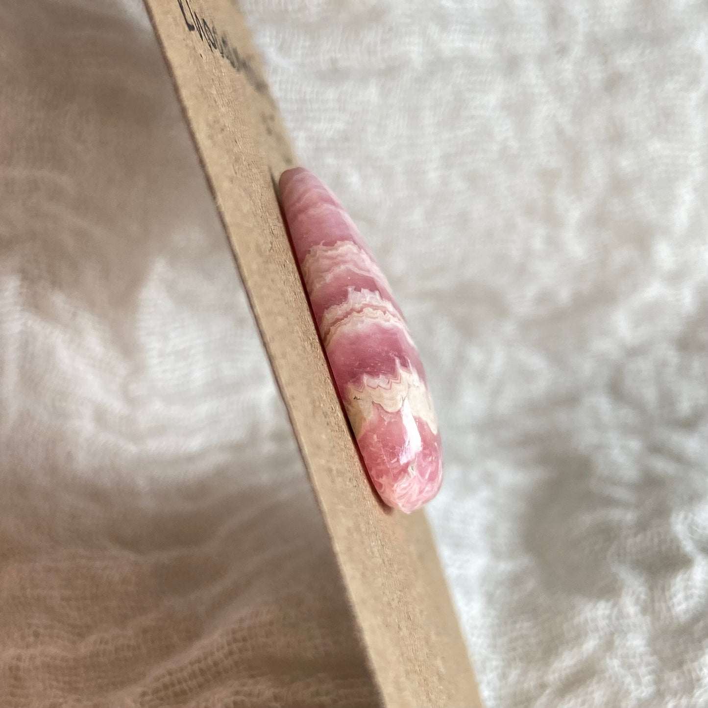 Rhodochrosite Cabochon - R06 FFE171F1-8272-430F-9FB6-9A313C8FEA32 Brandedandwild.com