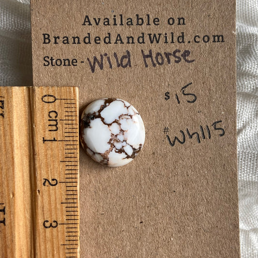 Wild Horse Cabochon - WH115 FFEE734B-C58A-4A45-8D40-A698A78CD13E Brandedandwild.com