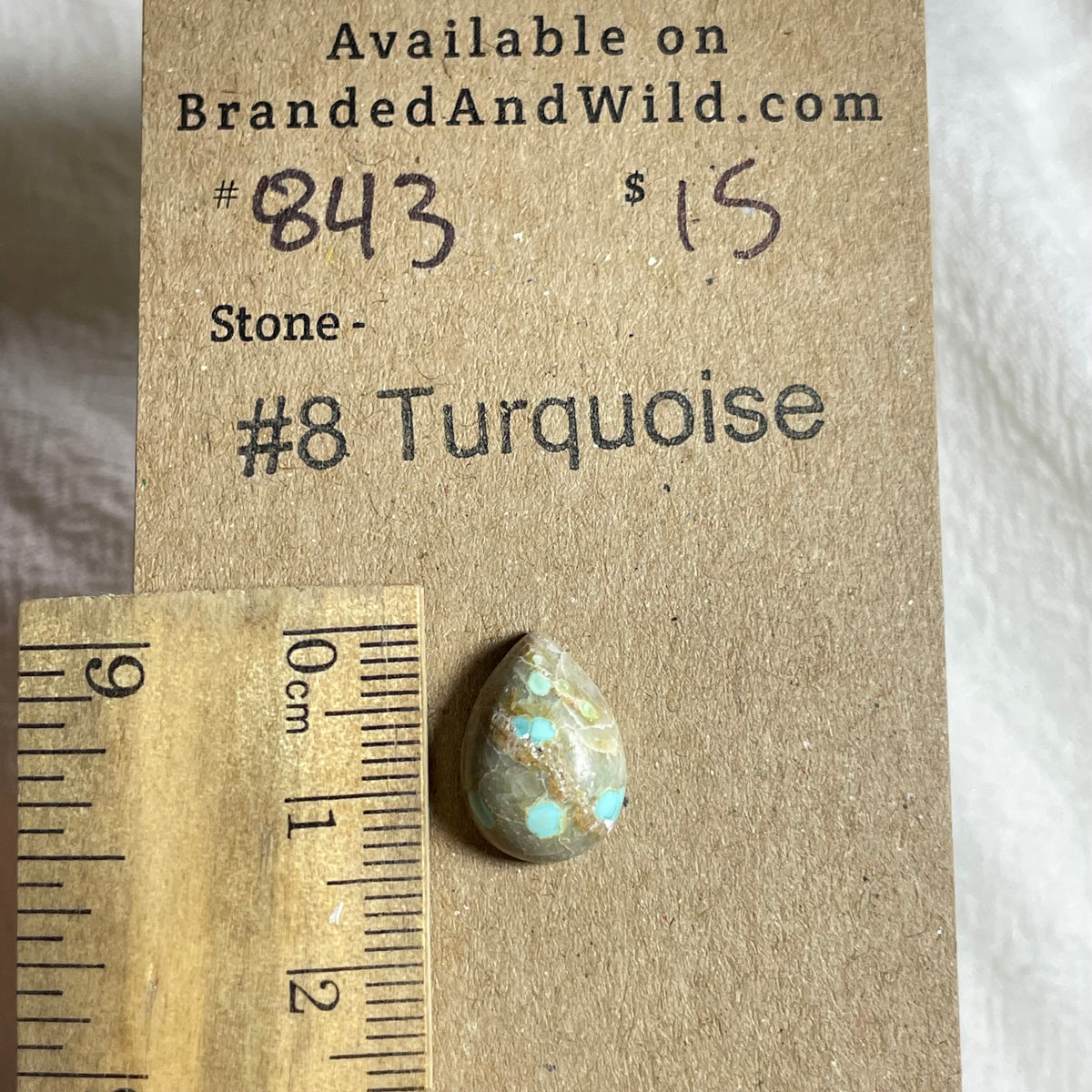#8 Turquoise Cabochon - #843