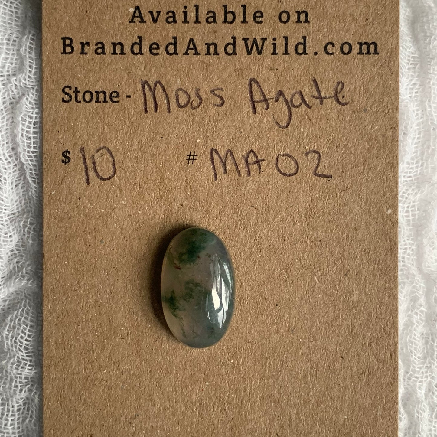 Moss Agate Cabochon- MA02