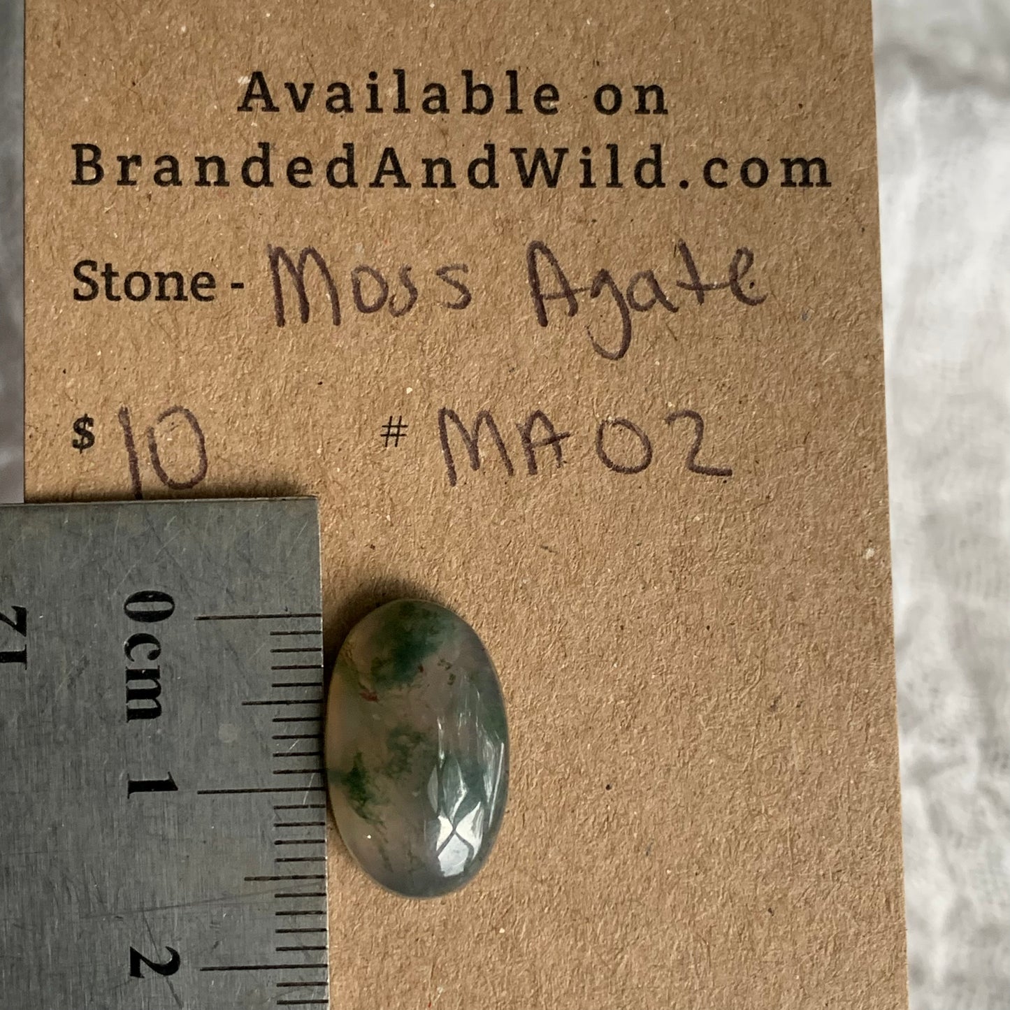 Moss Agate Cabochon- MA02