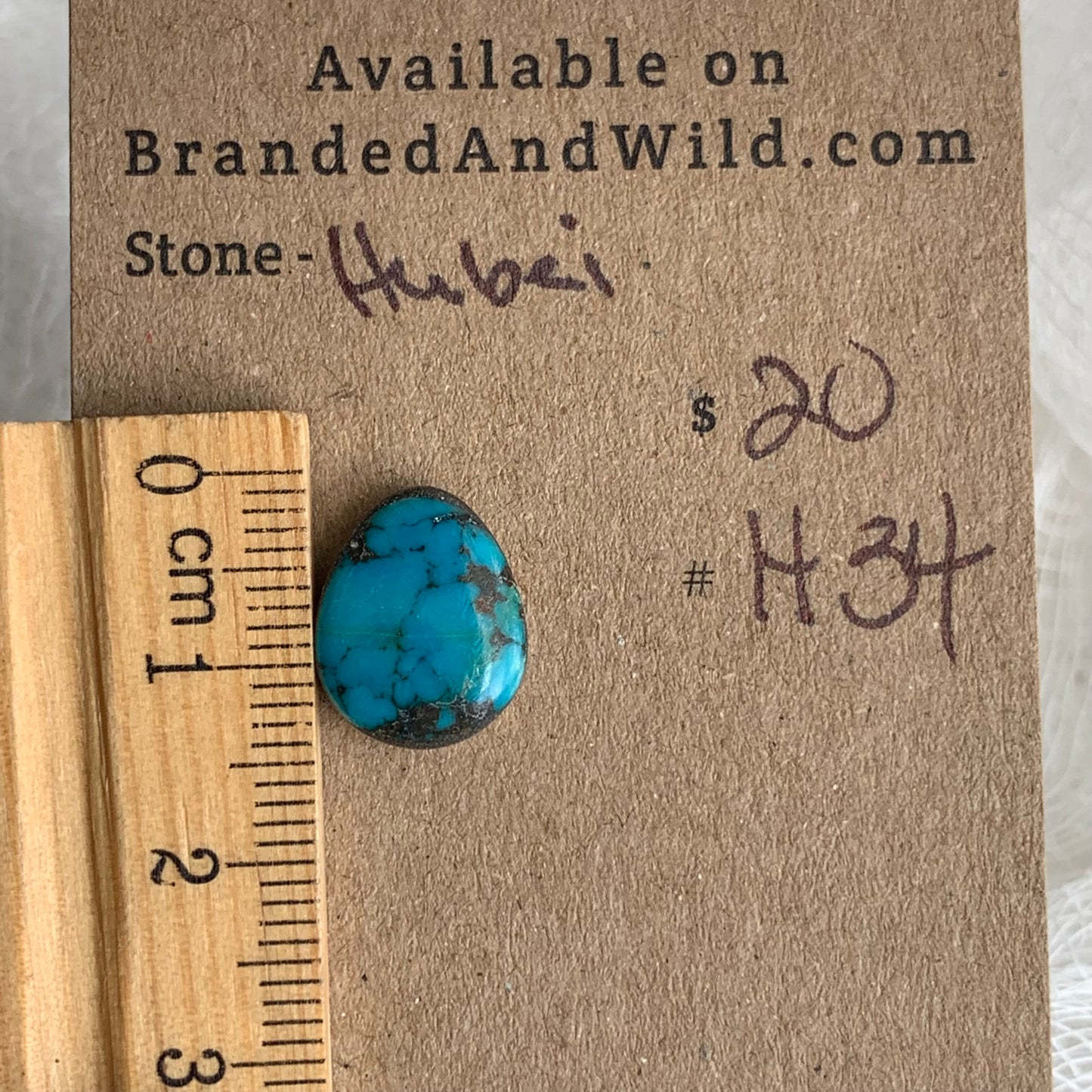Hubei Turquoise Cabochon - H34