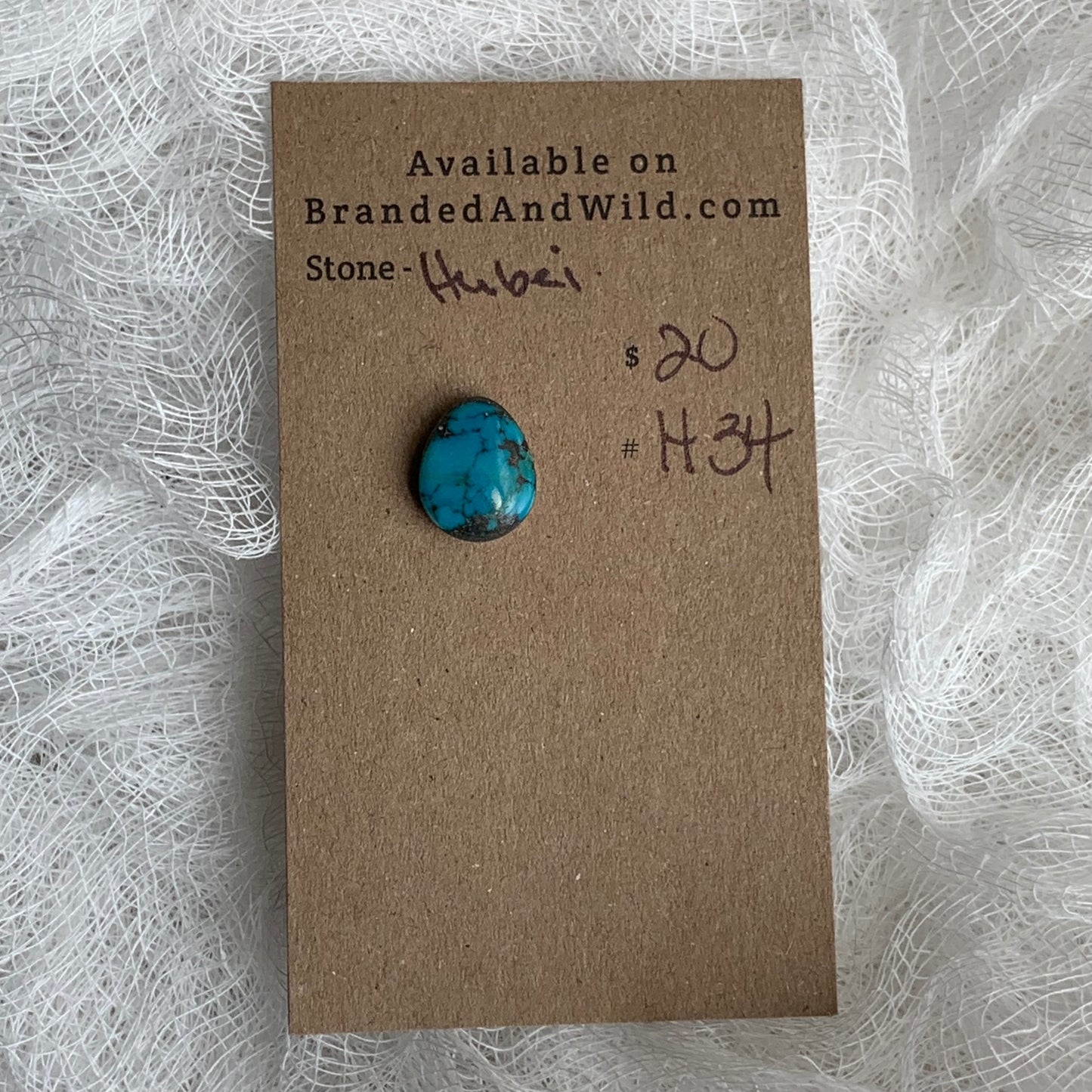 Hubei Turquoise Cabochon - H34