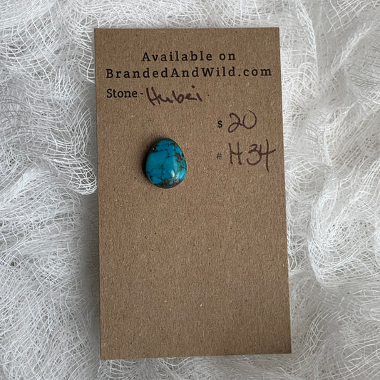 Hubei Turquoise Cabochon - H34