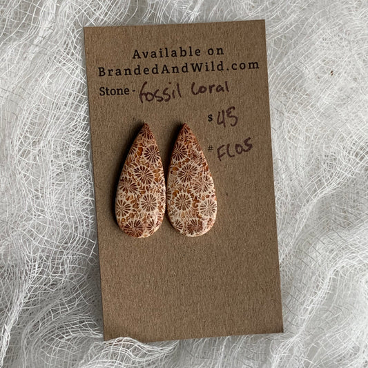 Fossil Coral Cabochon - FC05