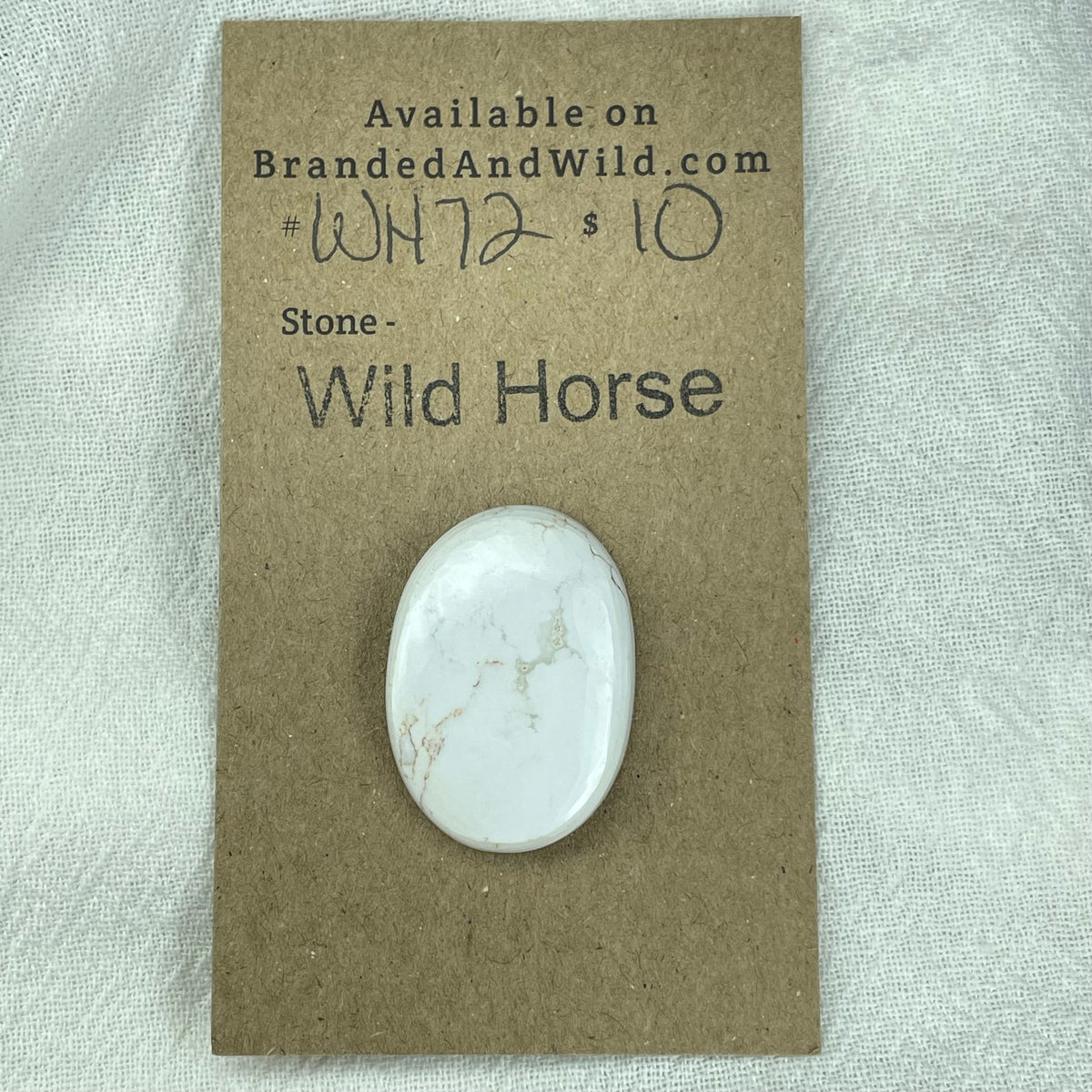 Wild Horse Cabochon - WH72 IMG_6652 Brandedandwild.com