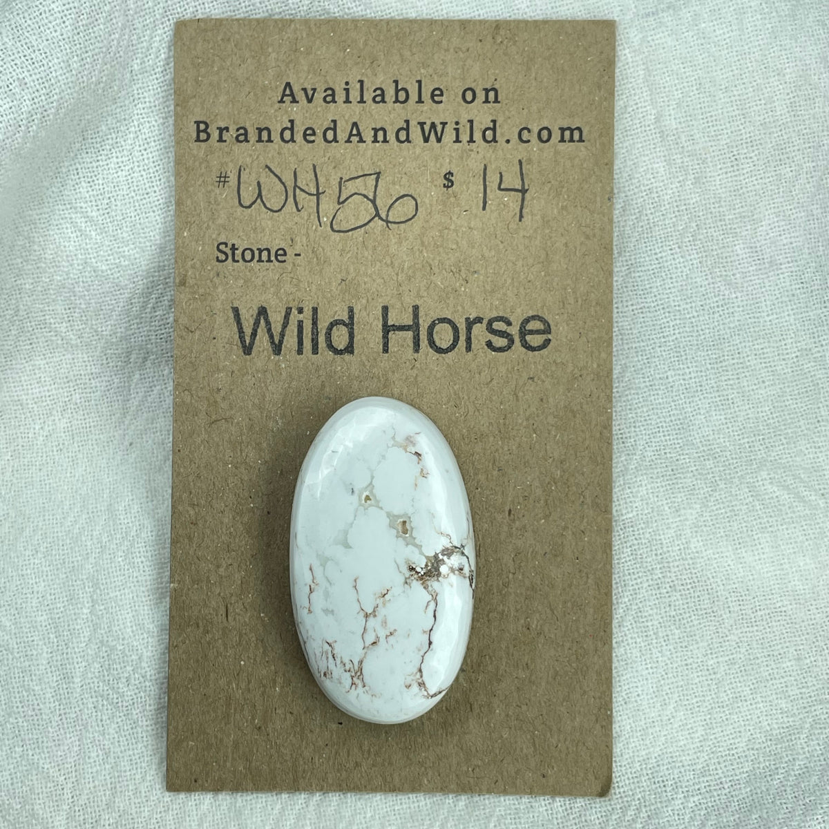 Wild Horse Cabochon - WH56 IMG_6677 Brandedandwild.com
