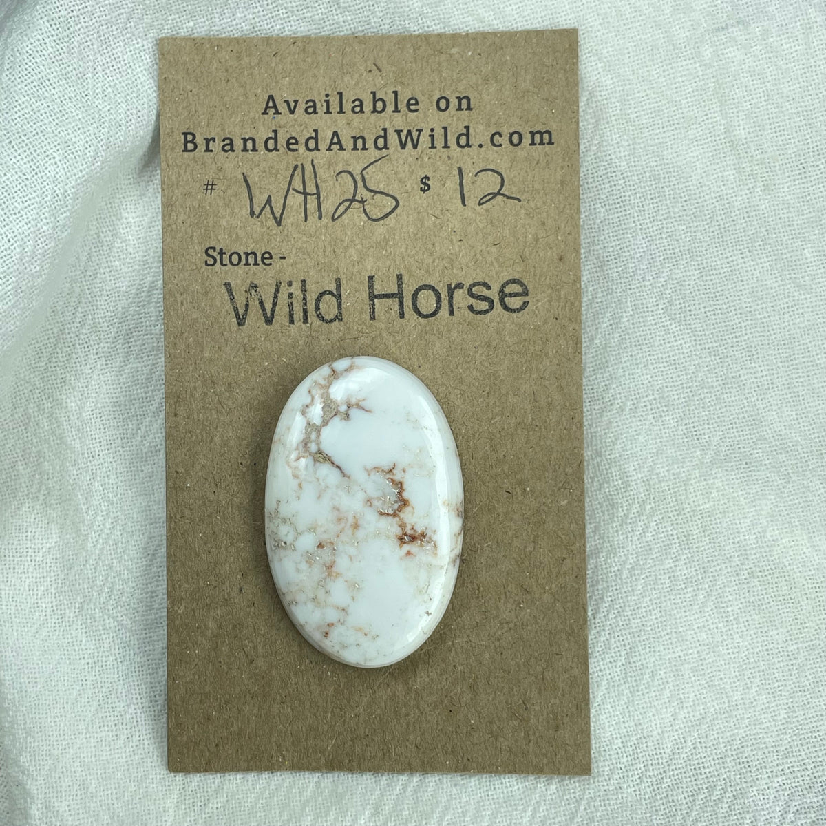 Wild Horse Cabochon - WH25 IMG_6686 Brandedandwild.com
