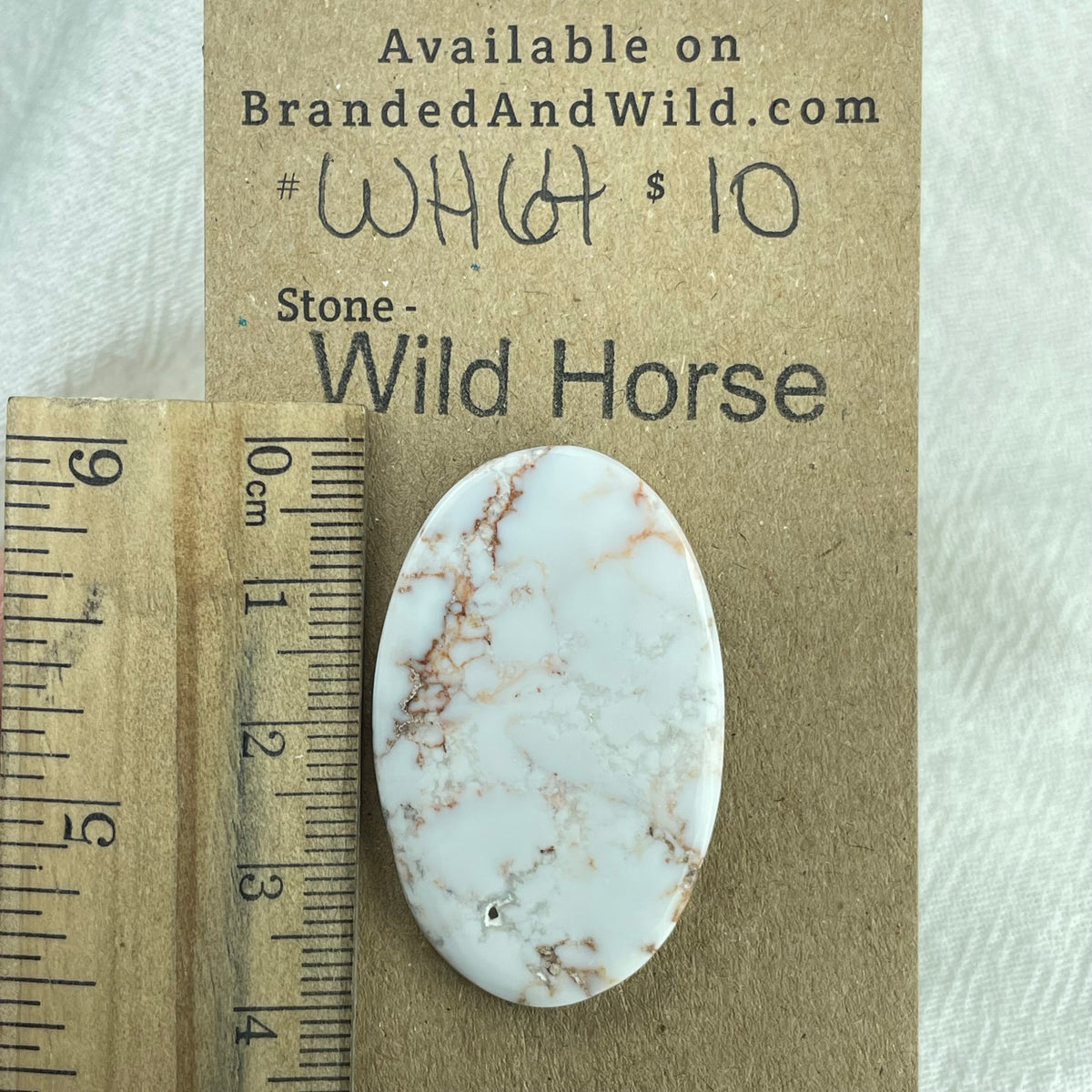 Wild Horse Cabochon - WH64 IMG_6692 Brandedandwild.com