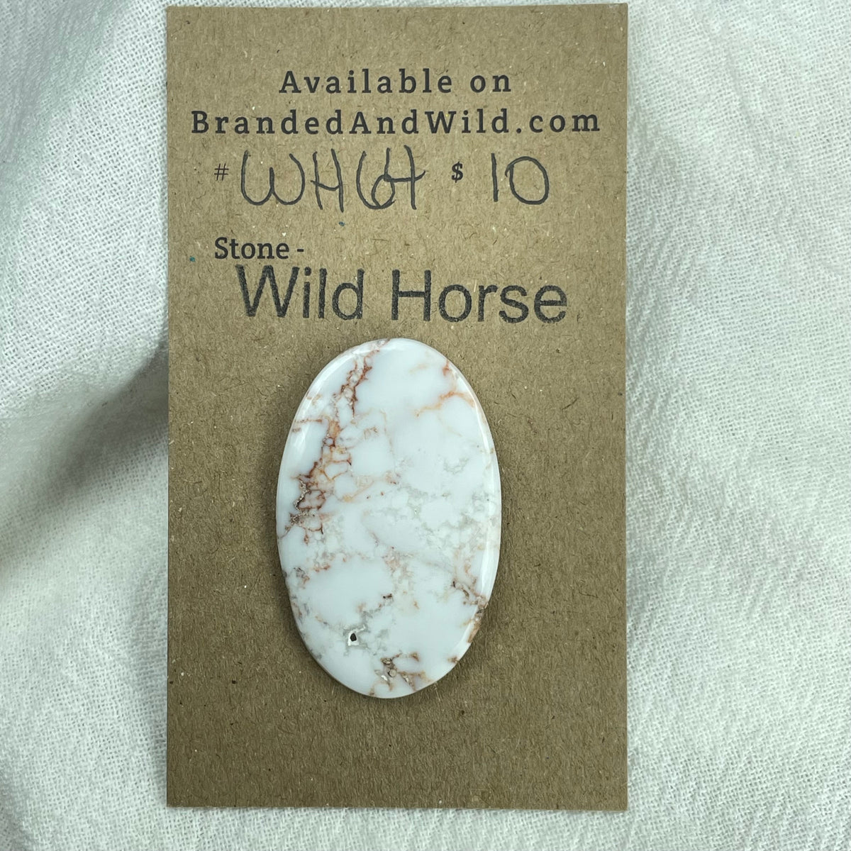 Wild Horse Cabochon - WH64 IMG_6693 Brandedandwild.com