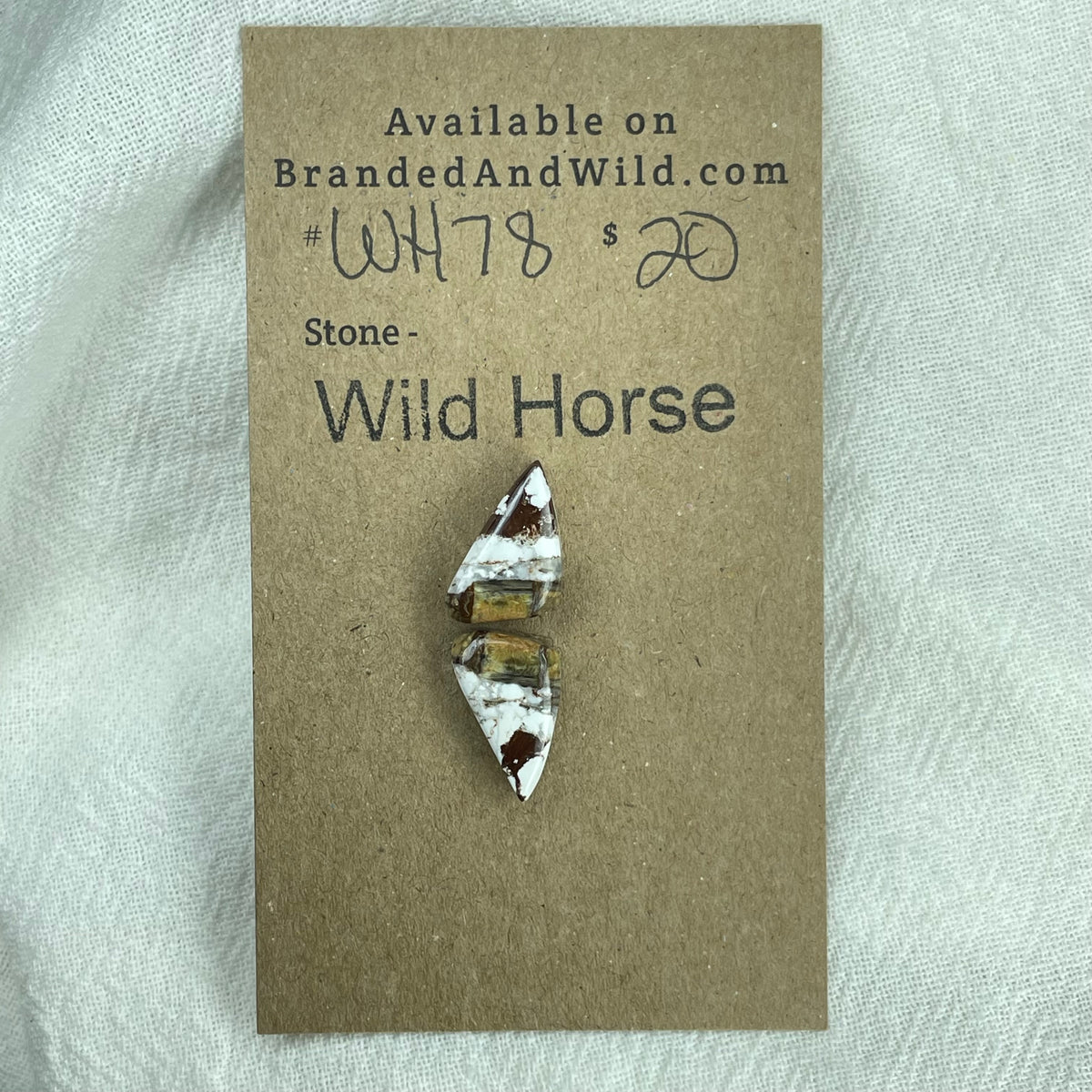 Wild Horse Cabochon - WH78 IMG_6707 Brandedandwild.com