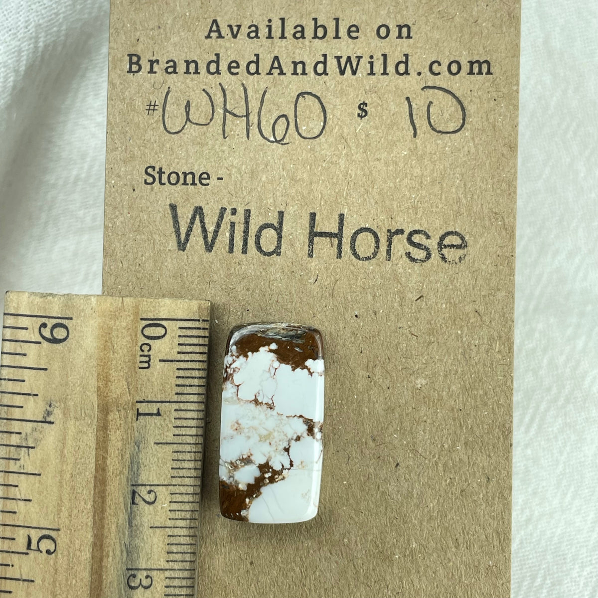 Wild Horse Cabochon - WH60 IMG_6709 Brandedandwild.com
