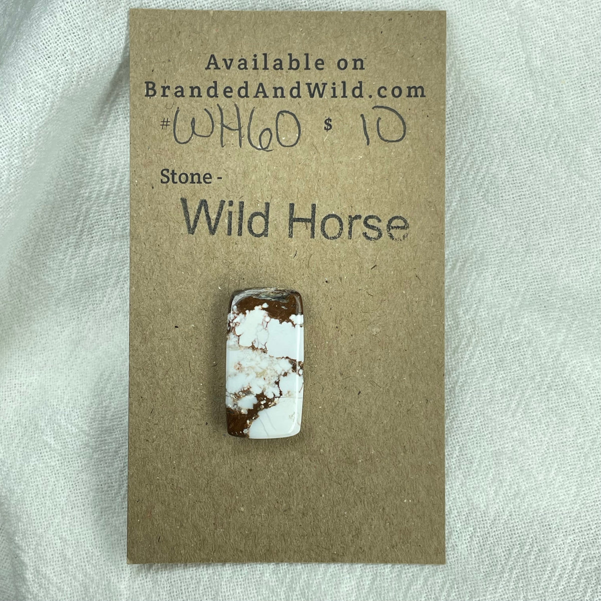 Wild Horse Cabochon - WH60 IMG_6710 Brandedandwild.com