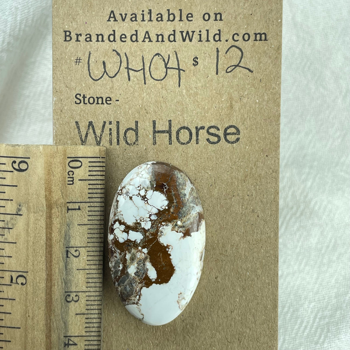 Wild Horse Cabochon - WH04 IMG_6715 Brandedandwild.com