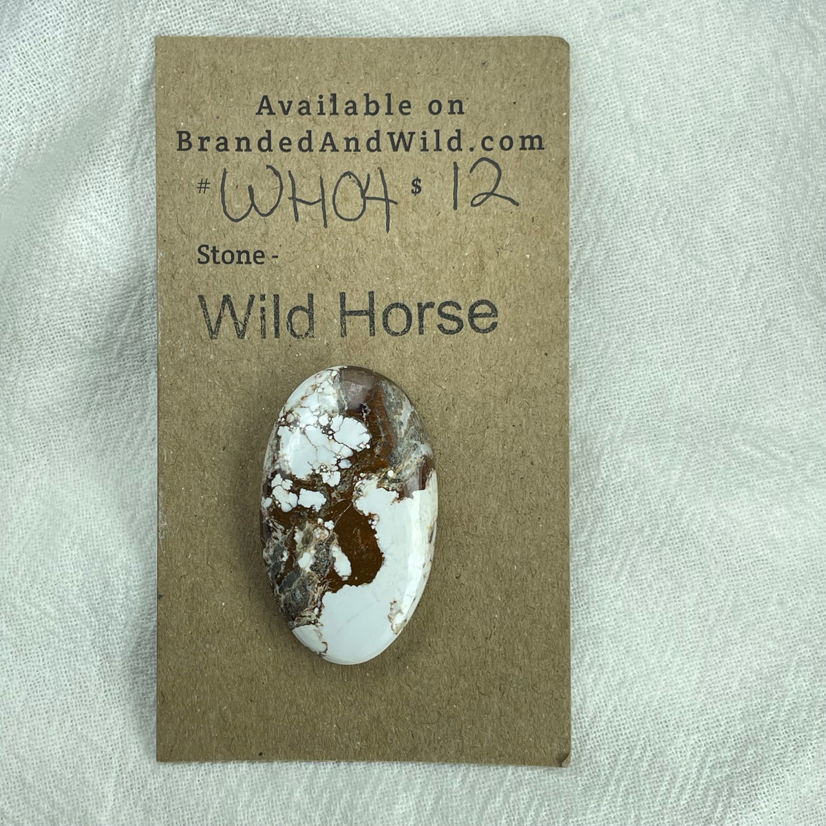Wild Horse Cabochon - WH04 IMG_6716 Brandedandwild.com