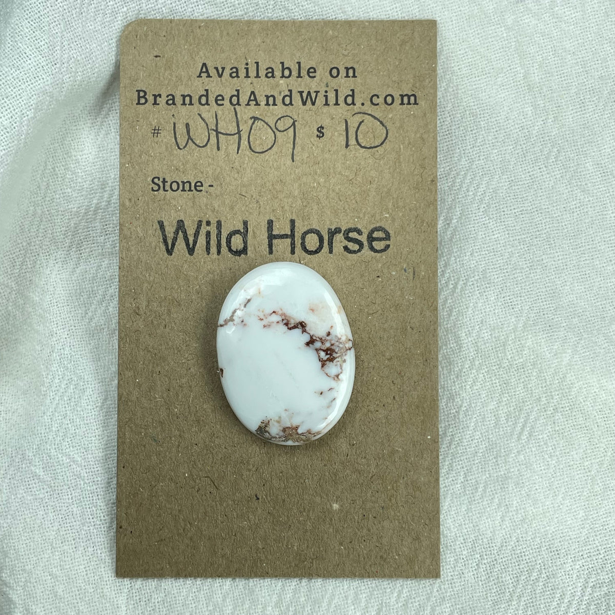 Wild Horse Cabochon - WH09 IMG_6729 Brandedandwild.com