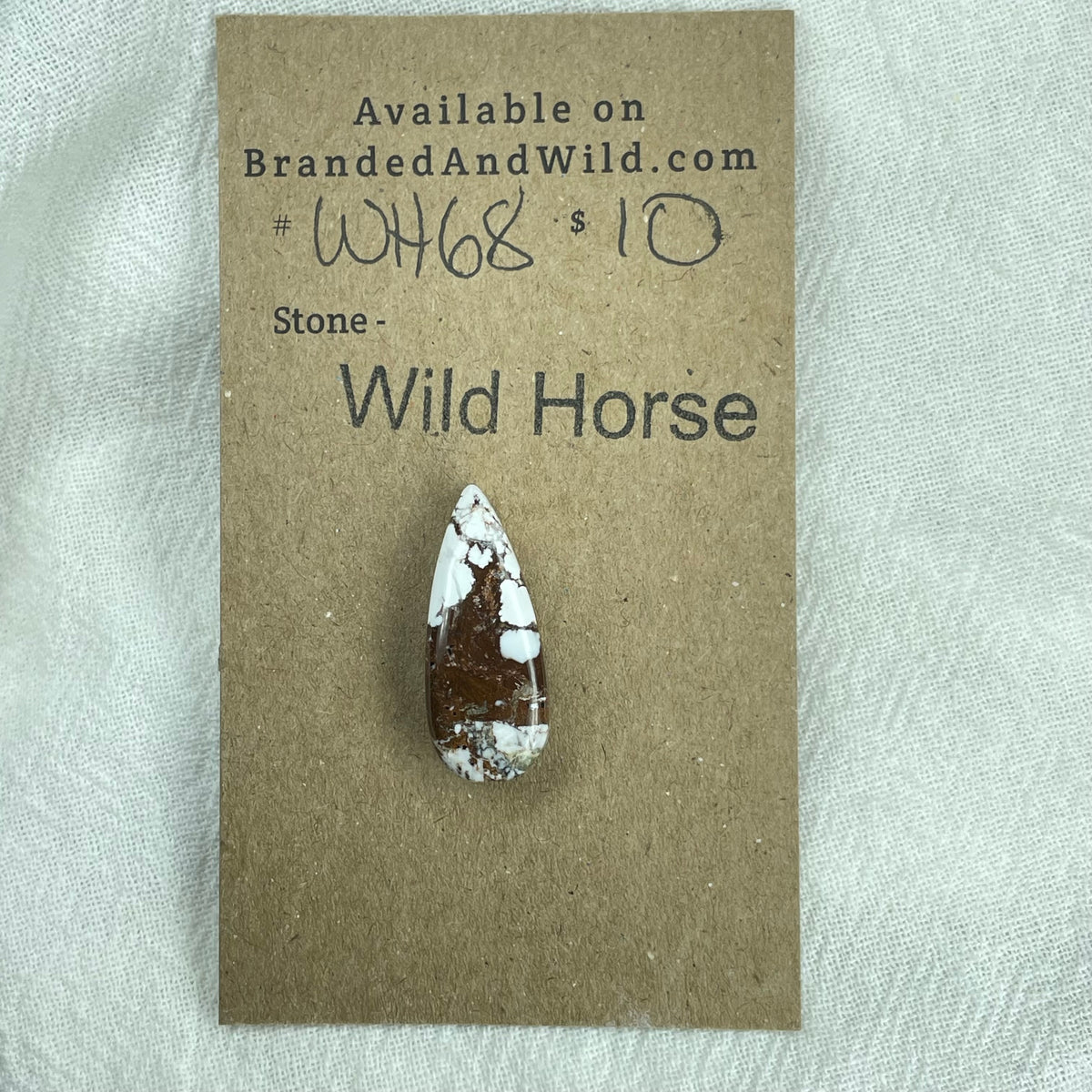 Wild Horse Cabochon - WH68 IMG_6732 Brandedandwild.com
