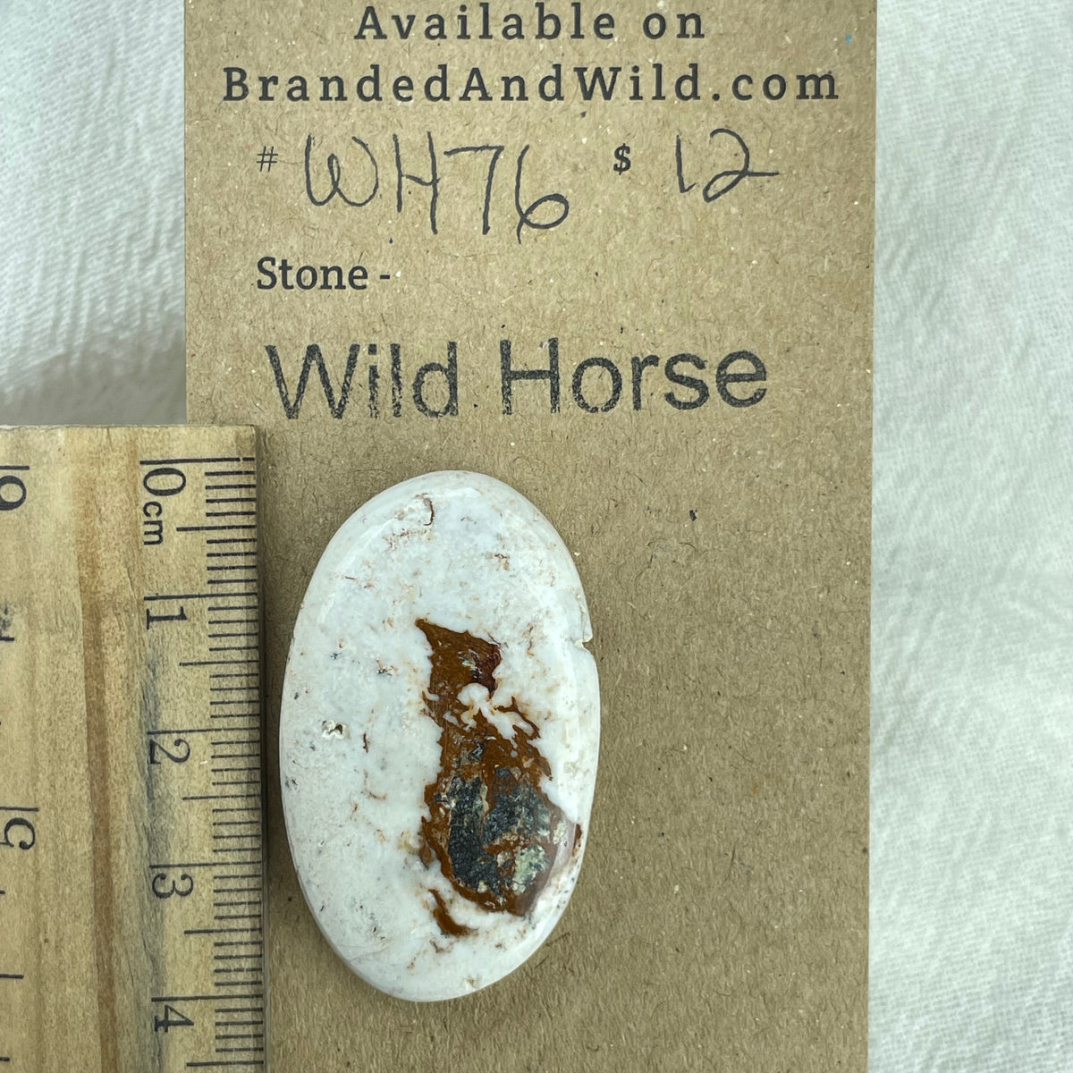 Wild Horse Cabochon - WH76 IMG_6752 Brandedandwild.com
