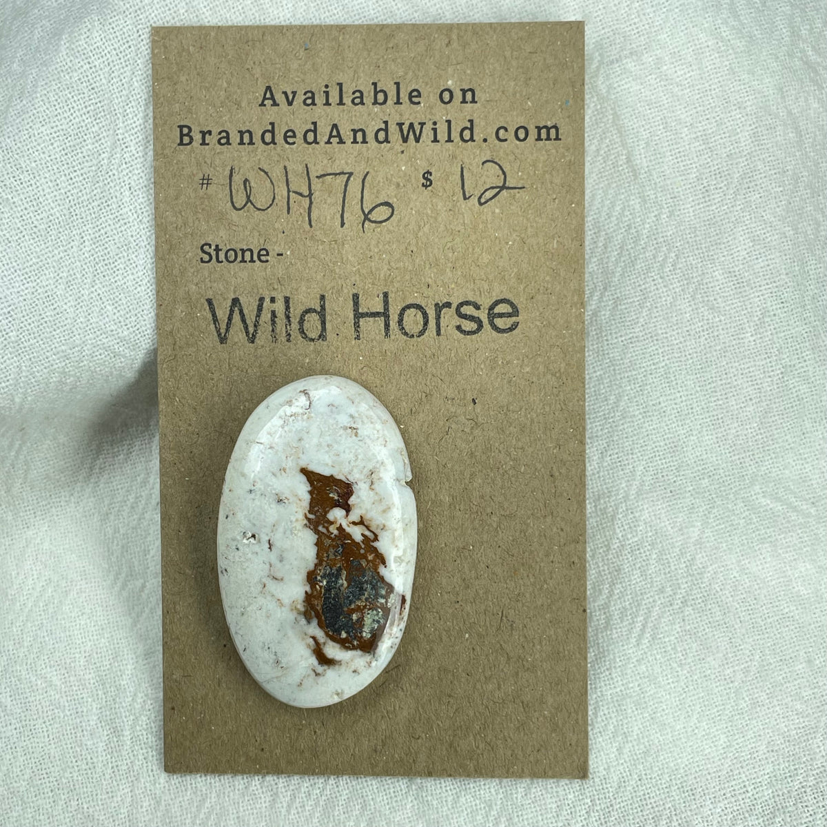 Wild Horse Cabochon - WH76 IMG_6753 Brandedandwild.com