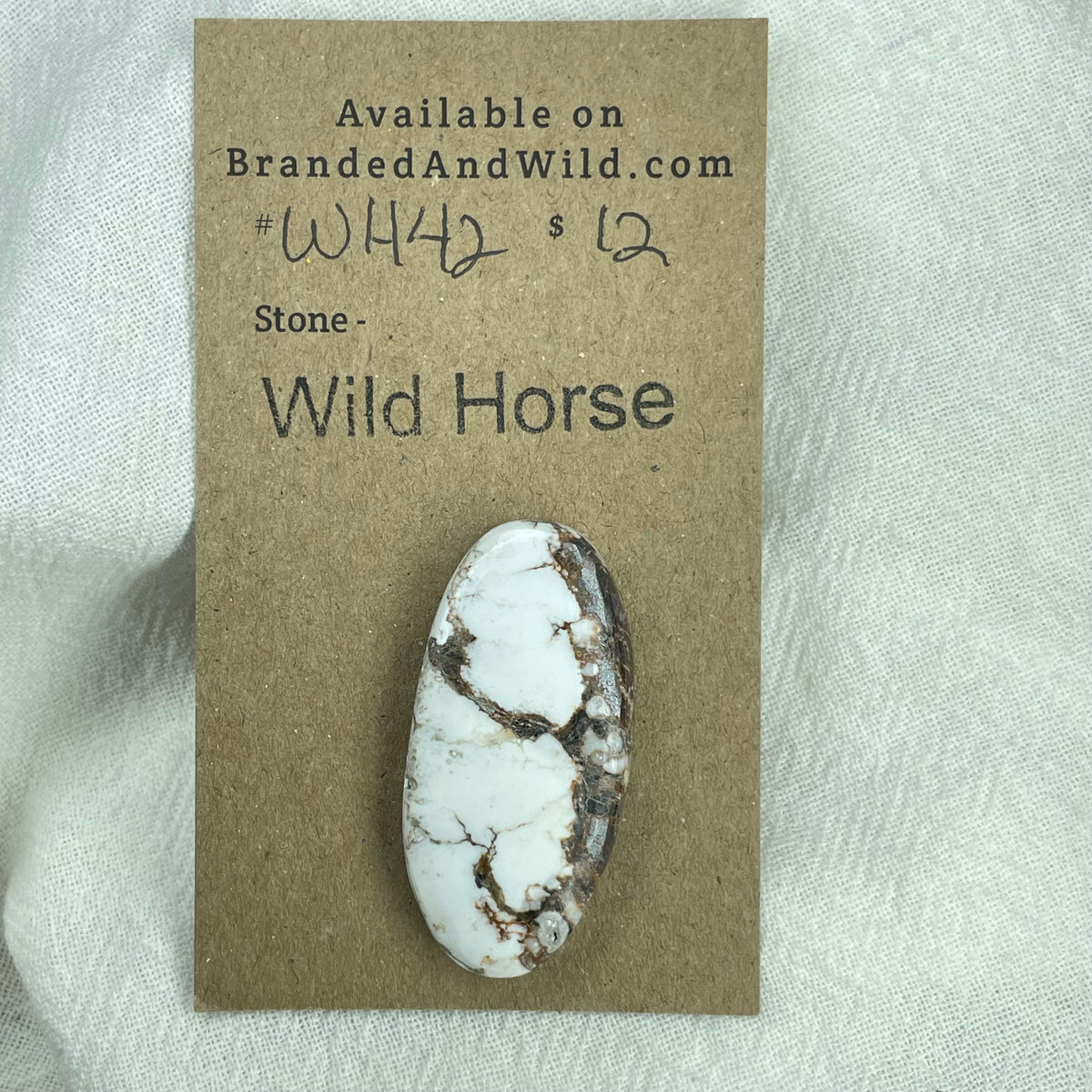 Wild Horse Cabochon - WH42 IMG_6769 Brandedandwild.com
