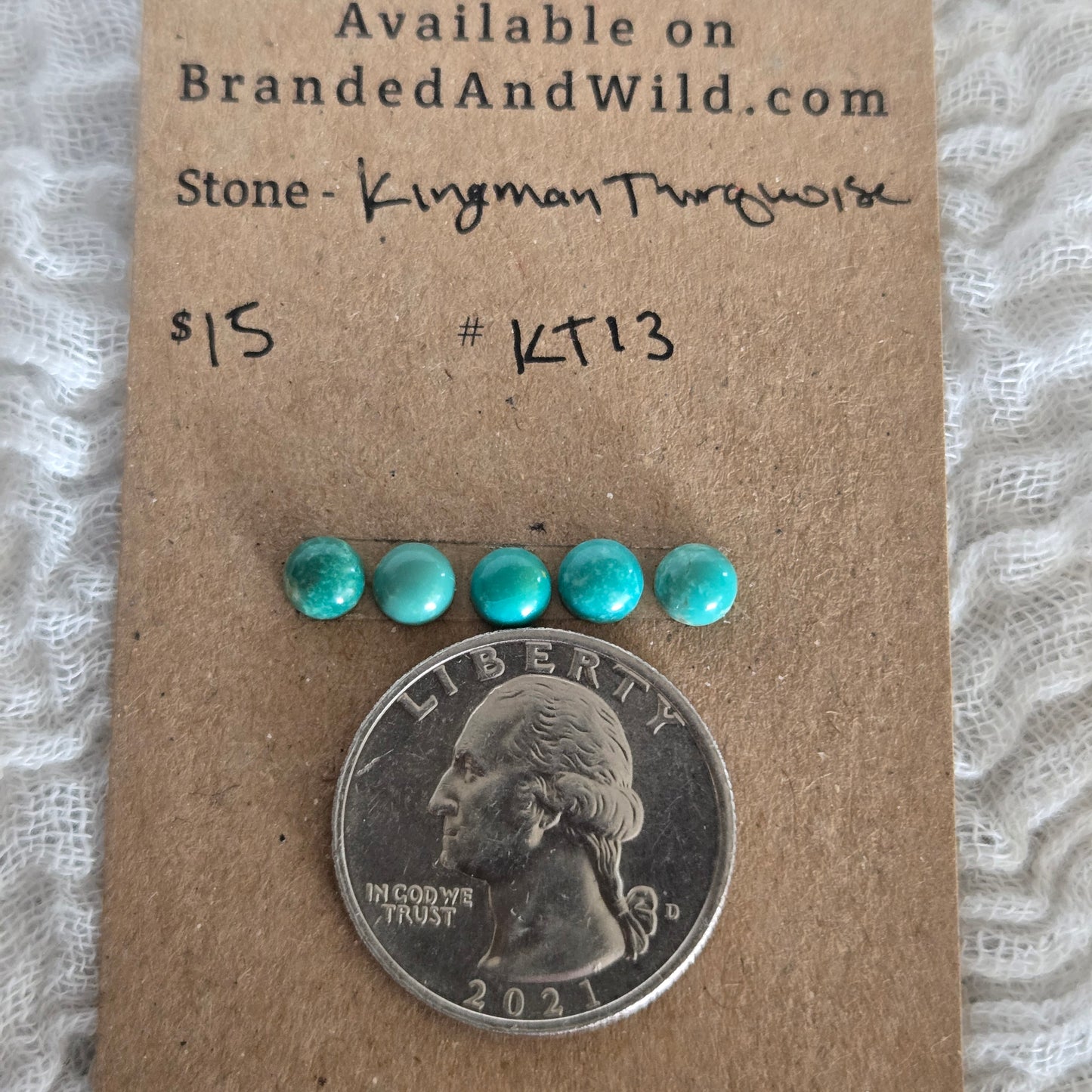 Kingman Turquoise Cabochon - KT13