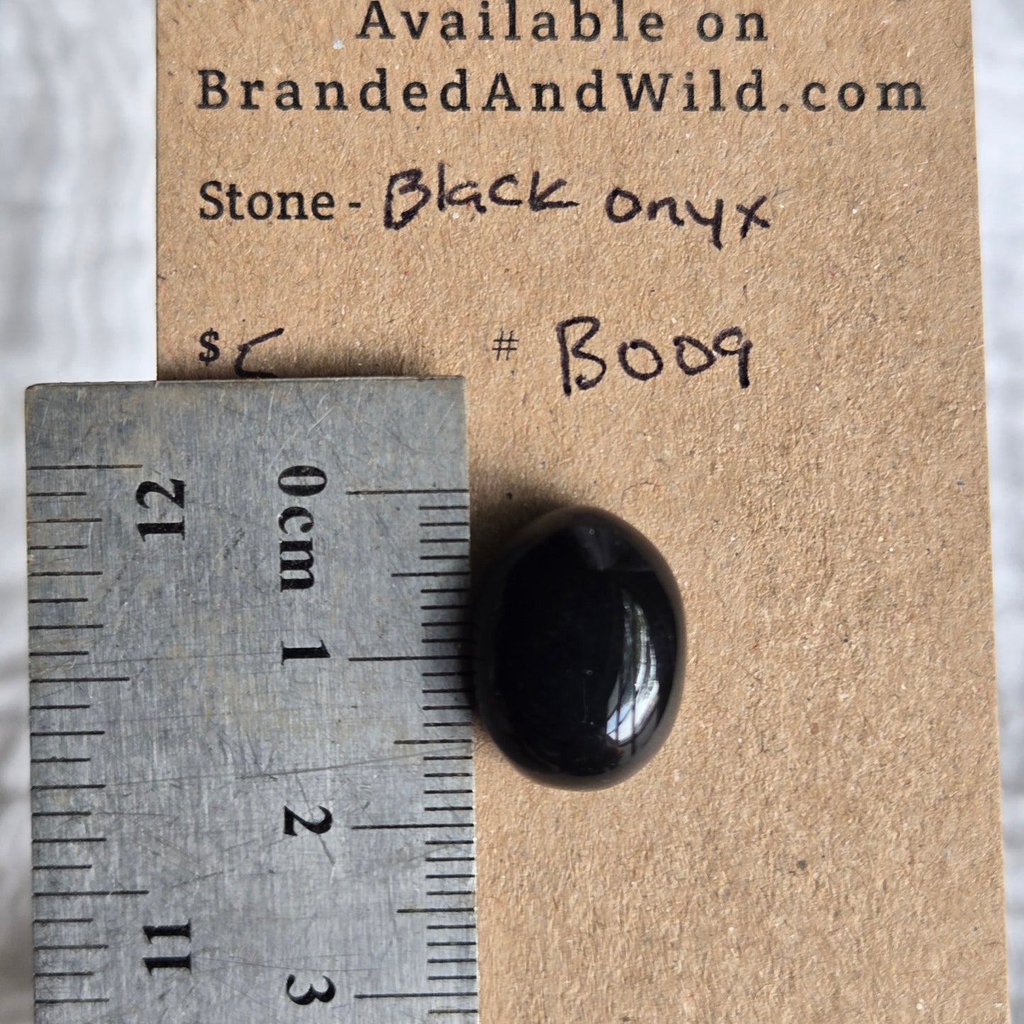 Black Onyx Cabochon - B009