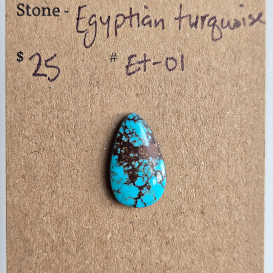 Egyptian Turquoise Cabochon Et-01