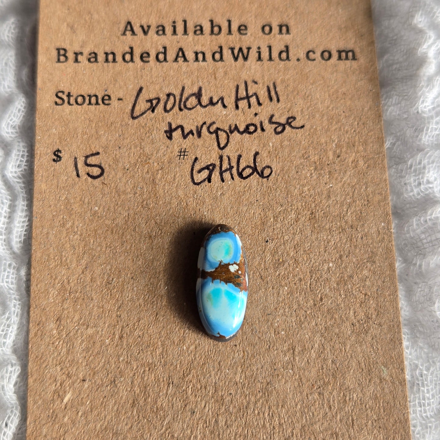 Golden Hill Turquoise Cabochon - GH66