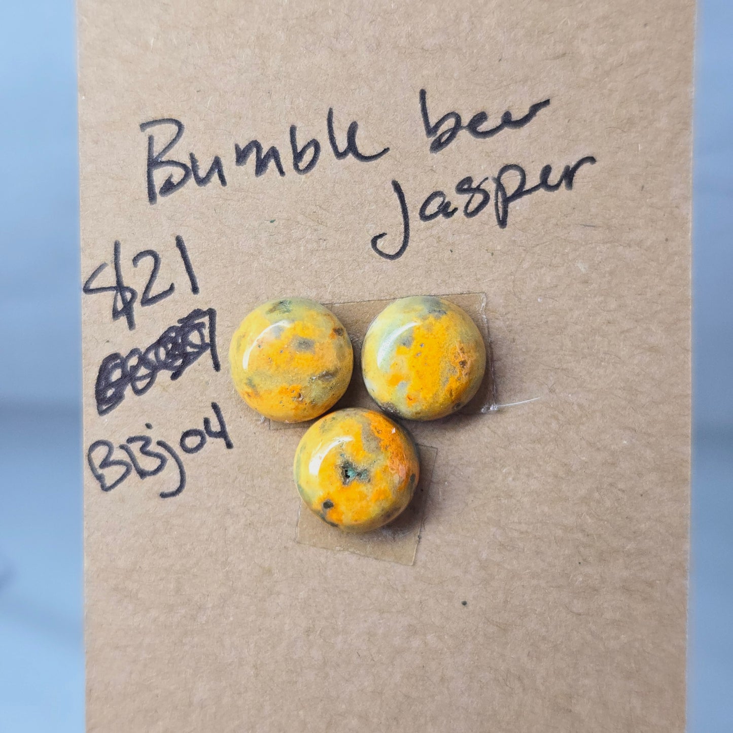 Bumble Bee Jasper Cabochon - BBJ04