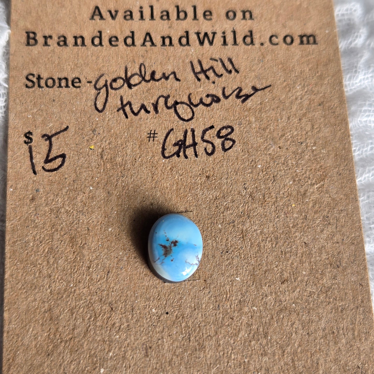 Golden Hill Turquoise Cabochon - GH58