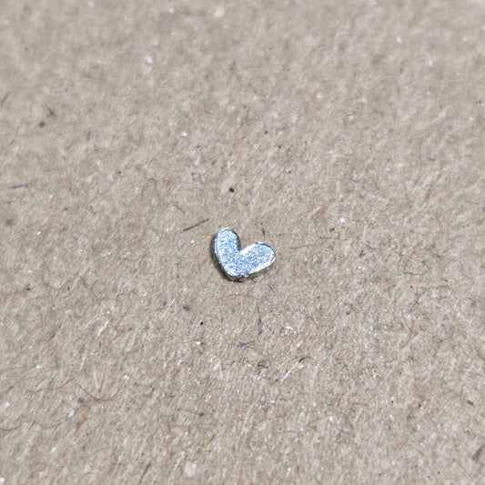 3mm 24 gauge sterling silver heart