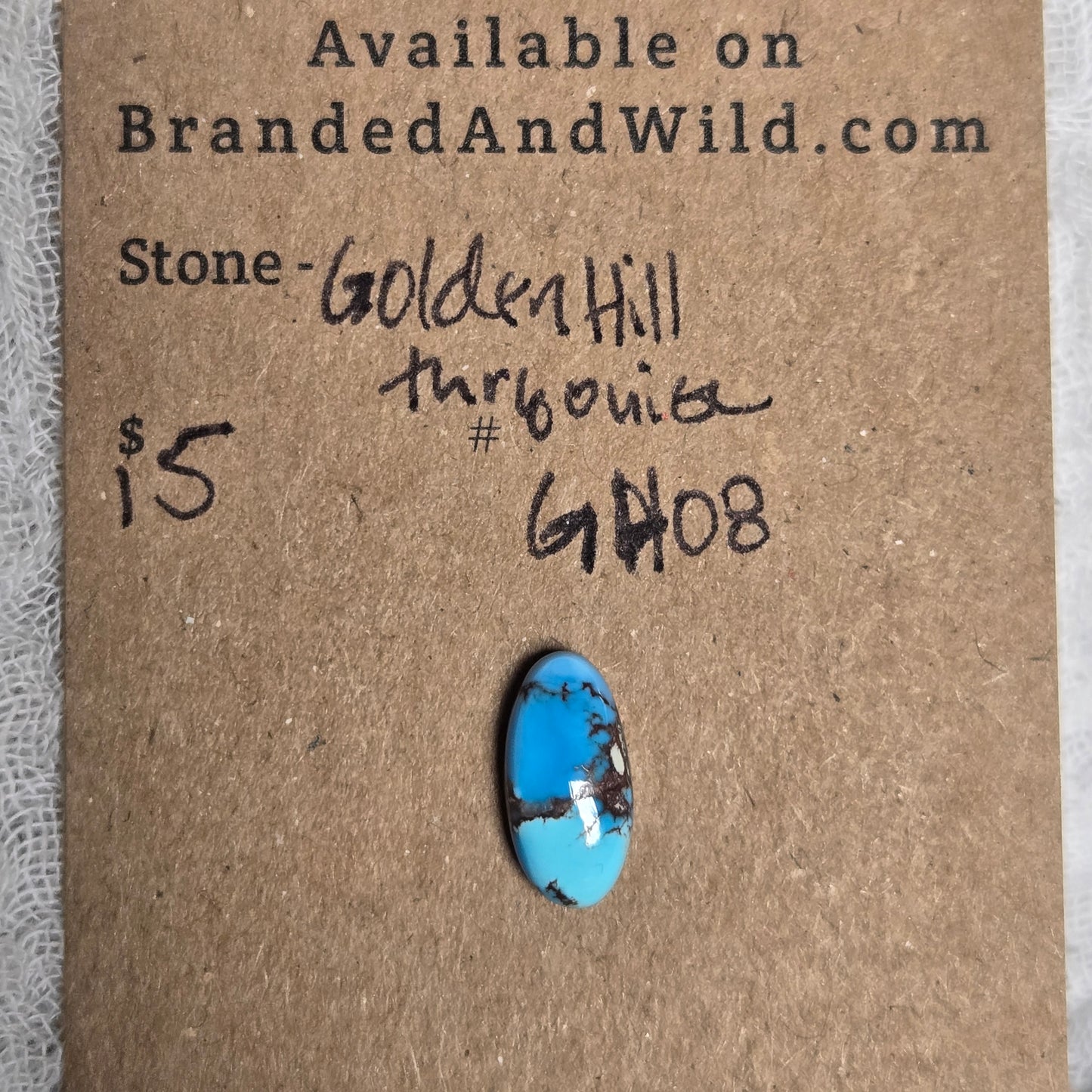 Golden Hill Turquoise Cabochon - GH08