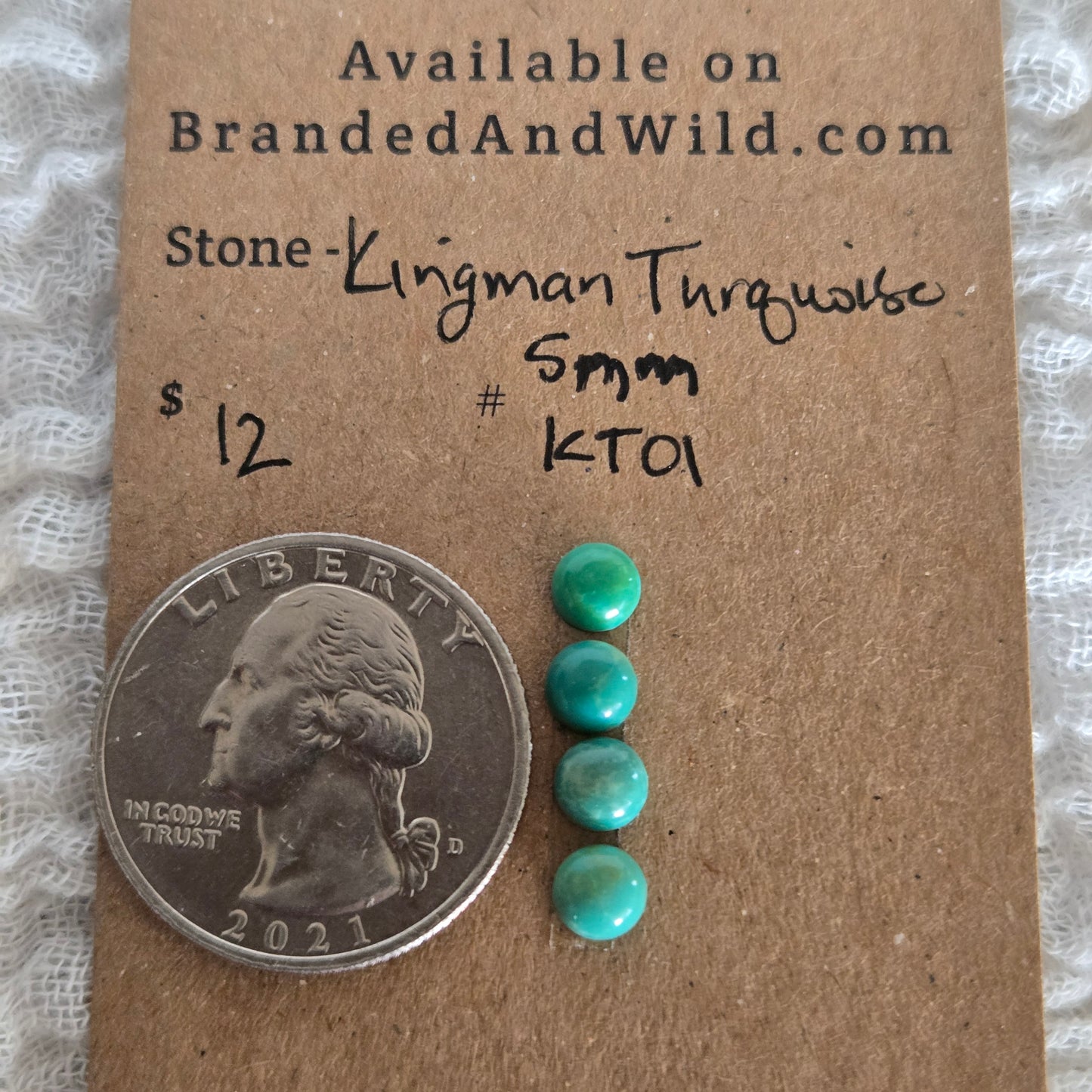 Kingman Turquoise Cabochon - KT01