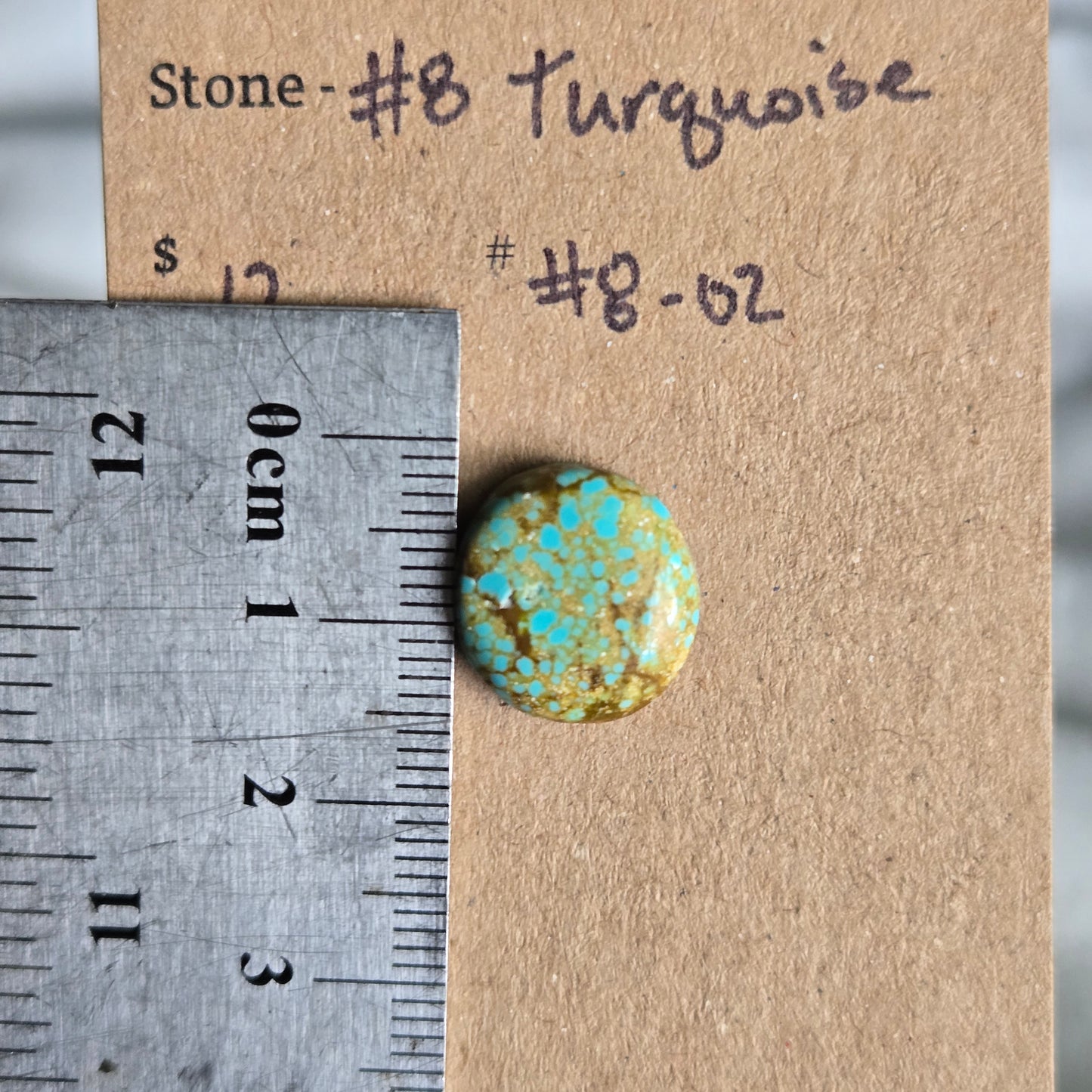 #8 Turquoise Cabochon - #8-02