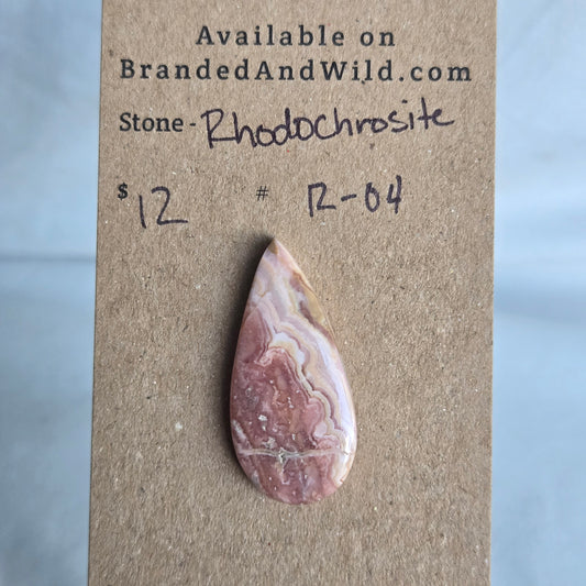 Rhodochrosite Cabochon - R-04