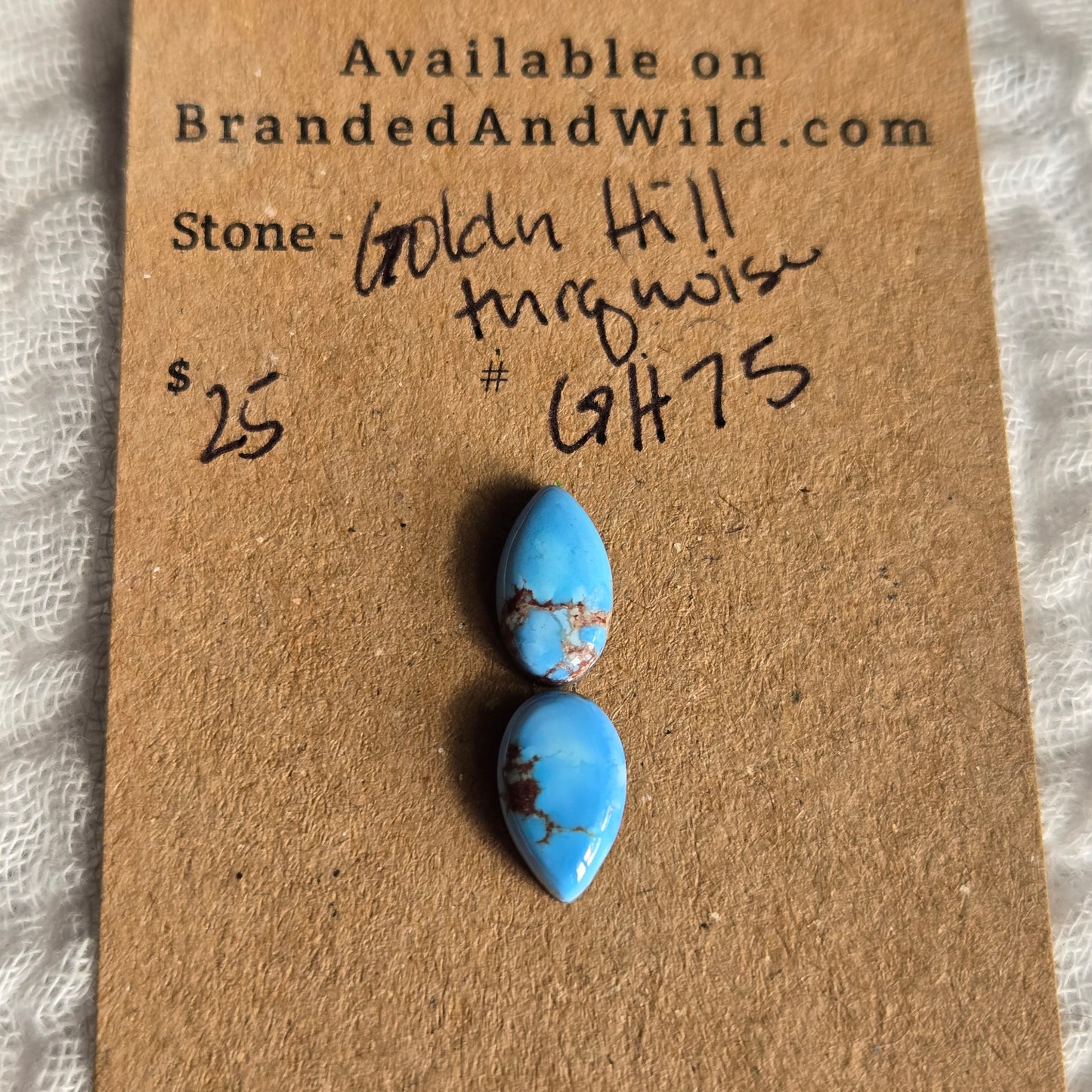 Golden Hill Turquoise Cabochon - GH75