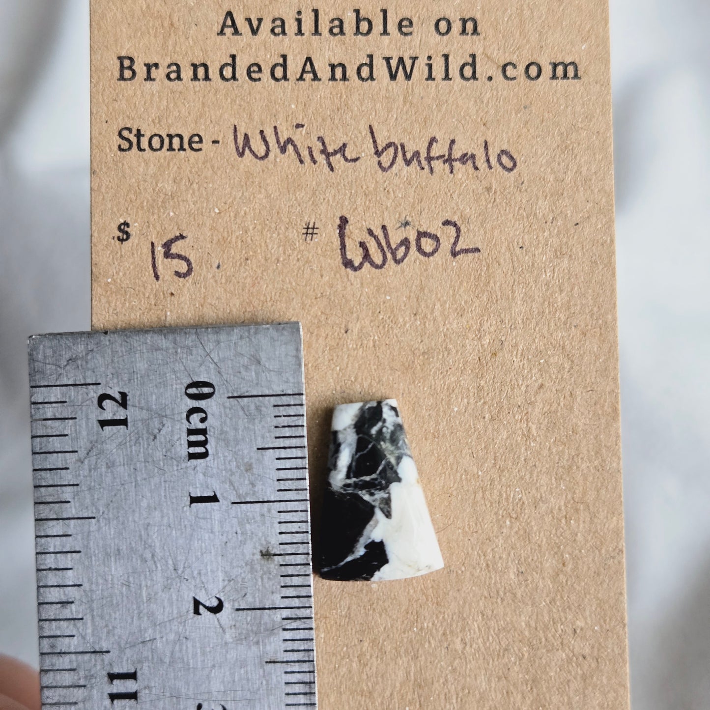 White Buffalo Cabochon - WB02