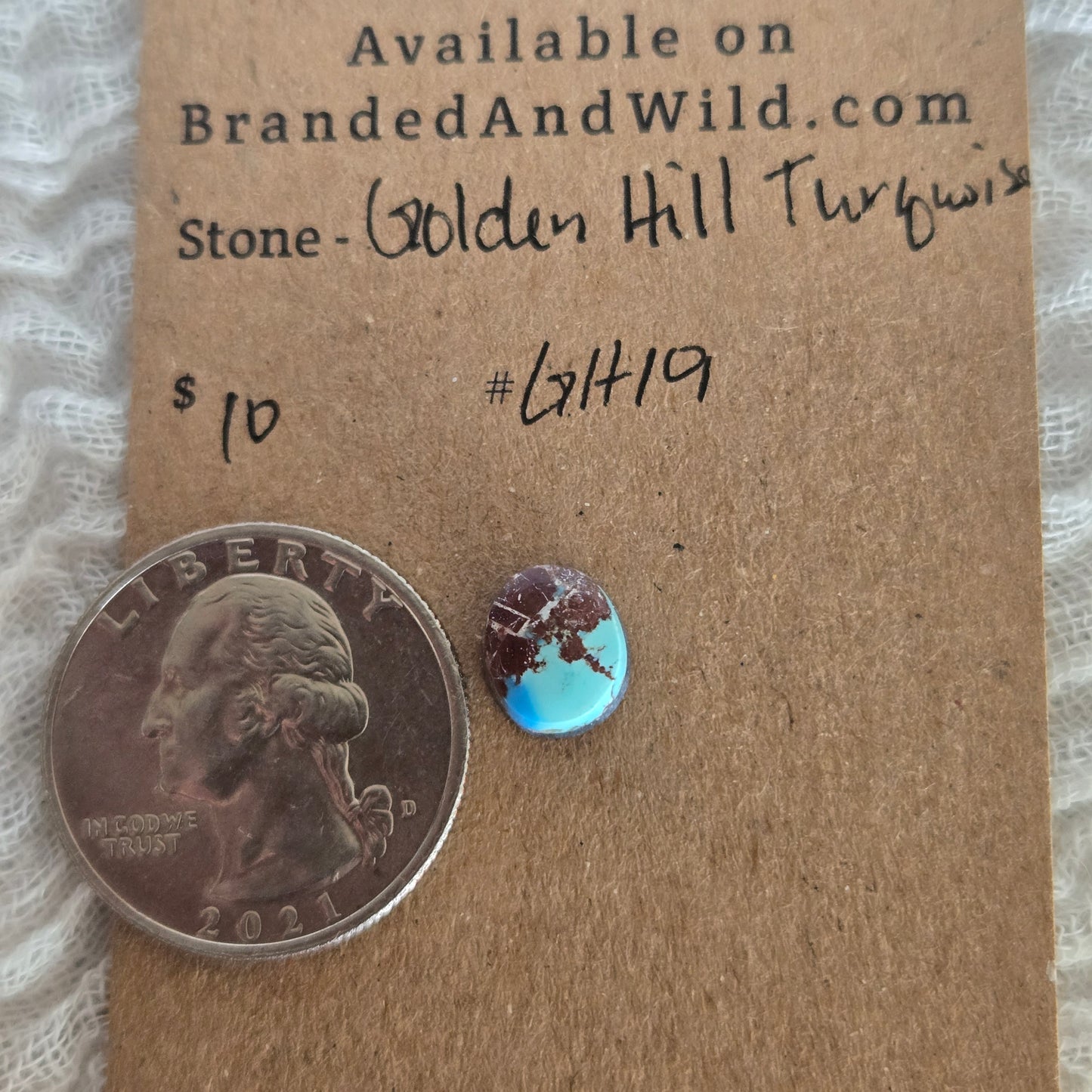 Golden Hill Turquoise Cabochon - GH19