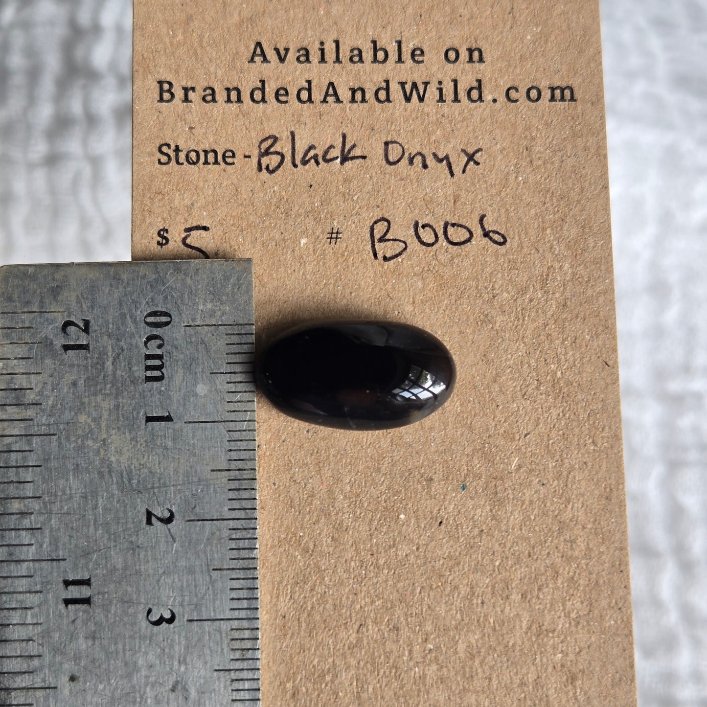 Black Onyx Cabochon - B006