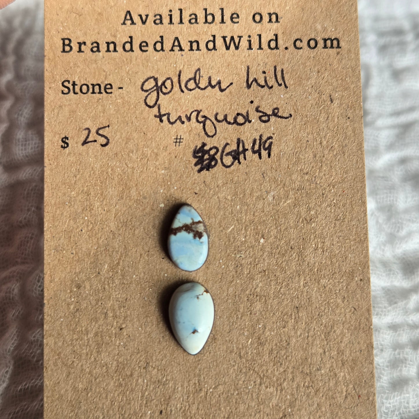 Golden Hill Turquoise Cabochon - GH49