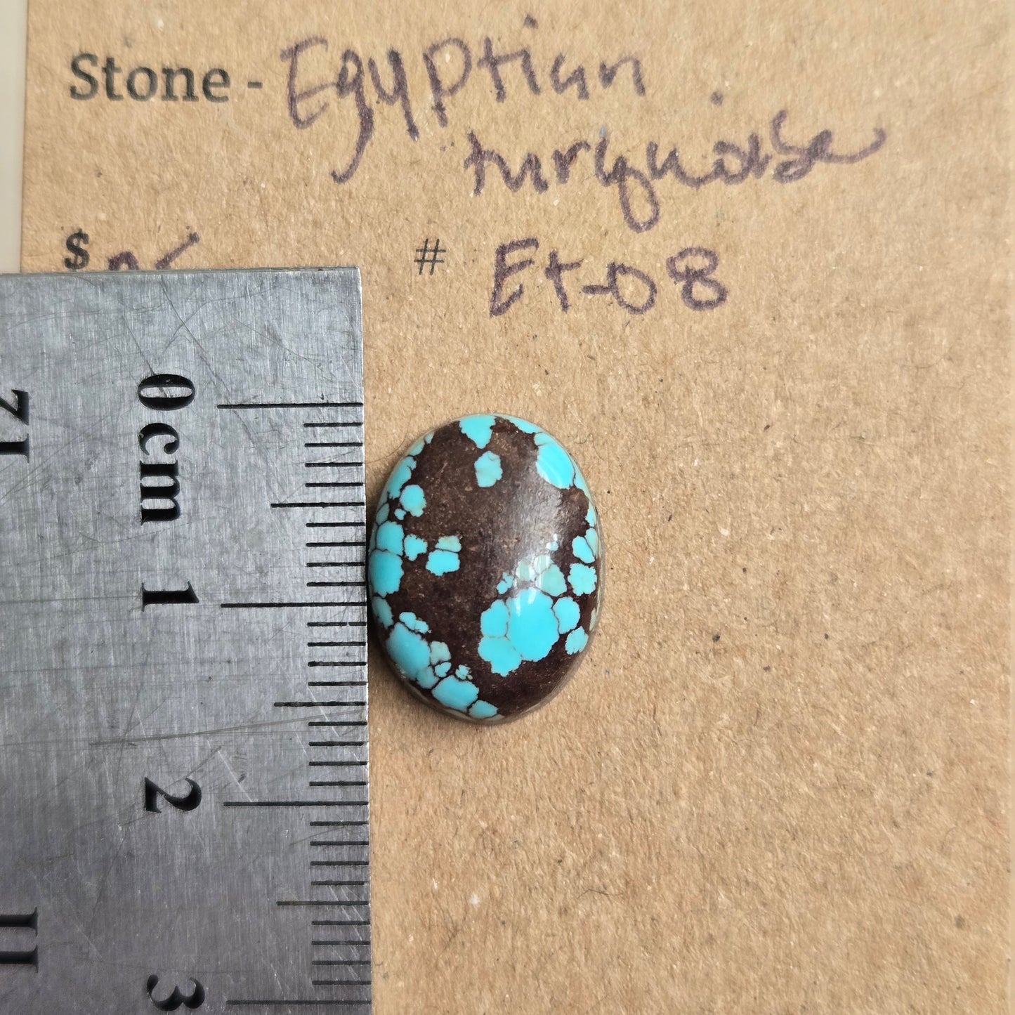 Egyptian Turquoise Cabochon Et-08