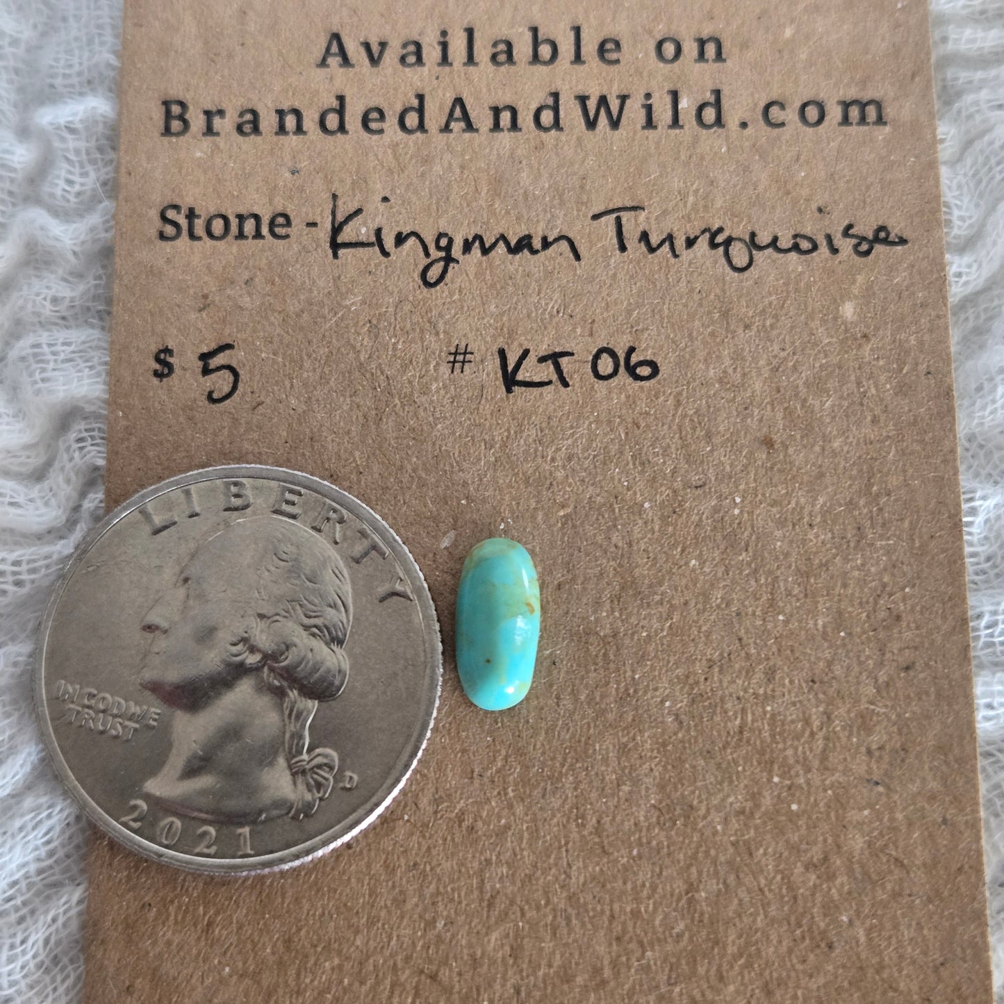 Kingman Turquoise Cabochon - KT06