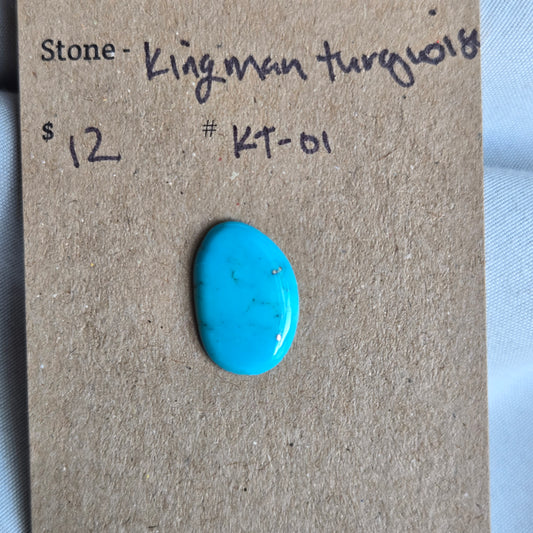 Kingman Turquoise, Cabochon - KT-01