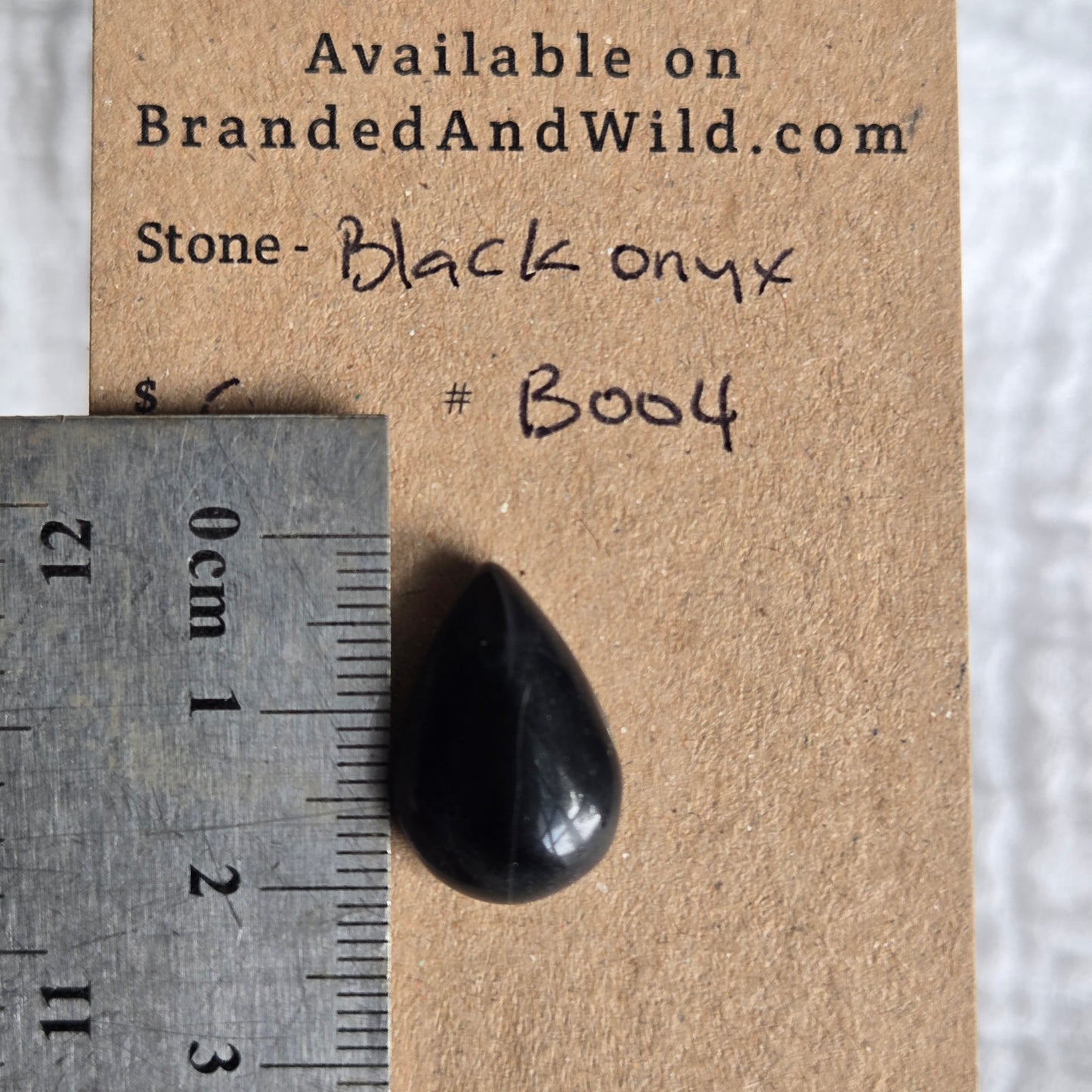 Black Onyx Cabochon - B004