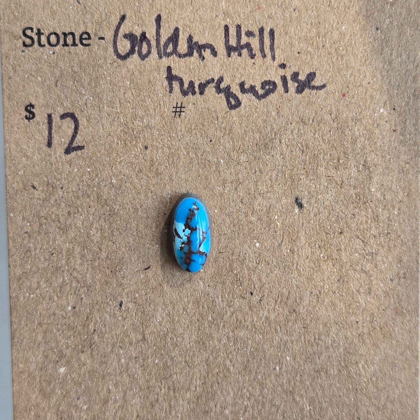 Golden Hill turquoise cabochon