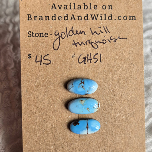 Golden Hill Turquoise Cabochon - GH51