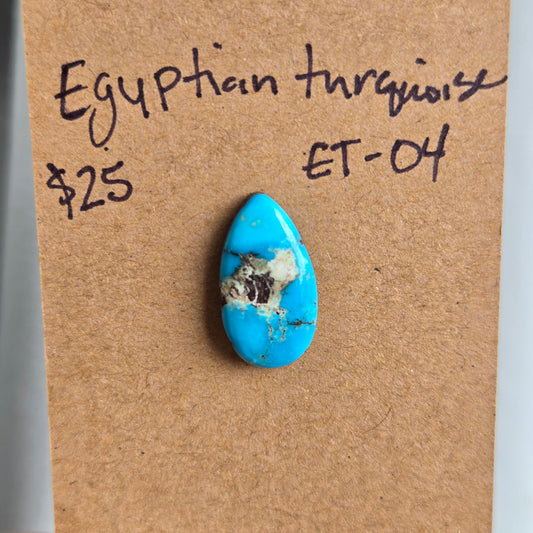 Egyptian Turquoise Cabochon Et-08